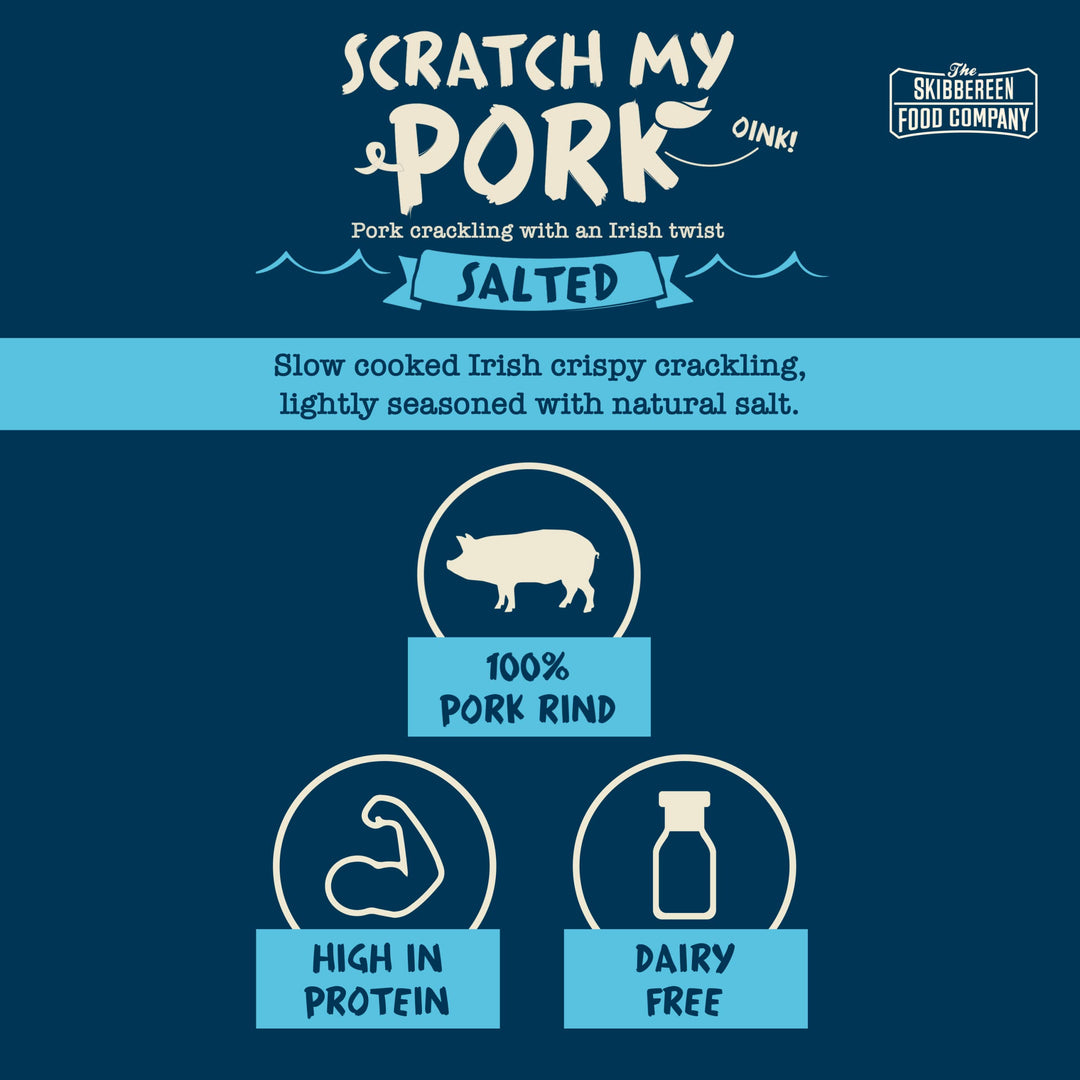 The Skibbereen Food Company Scratch My Pork Bulk Salted Pork Scratchings 250g