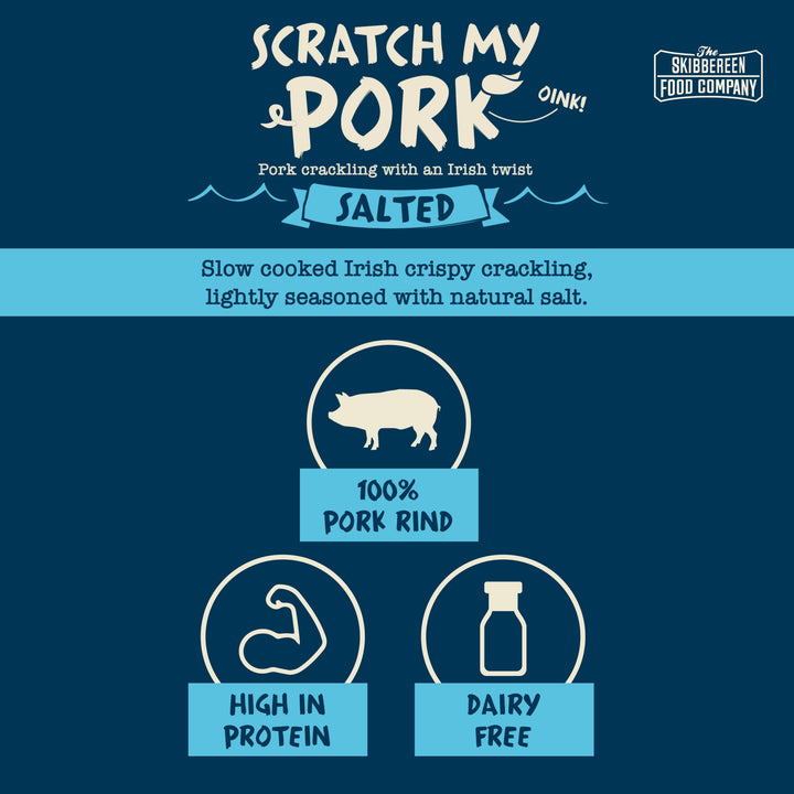 The Skibbereen Food Company Scratch My Pork Bulk Salted Pork Scratchings 250g