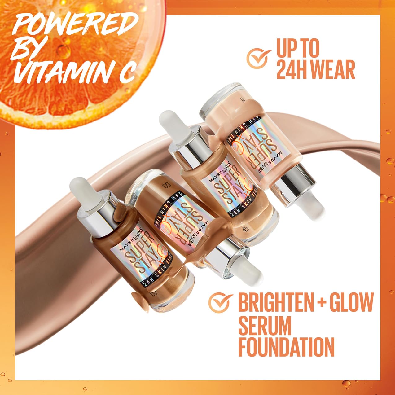 Maybelline Super Stay Skin Tint Foundation with Vitamin C (30ml) 5