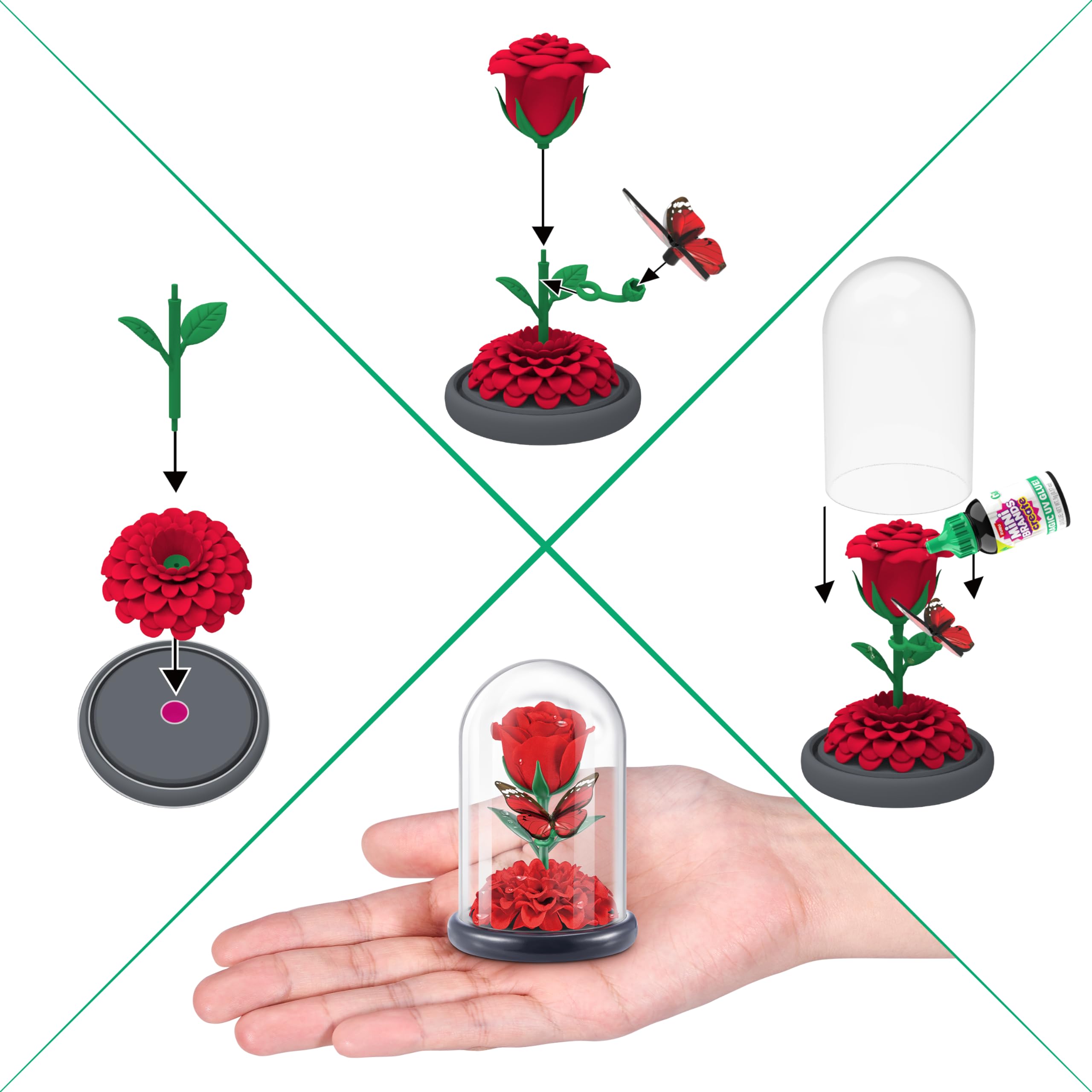 Mini Brands Create Garden, Series 1 - Buildable Collectible Miniature Garden Playset 4