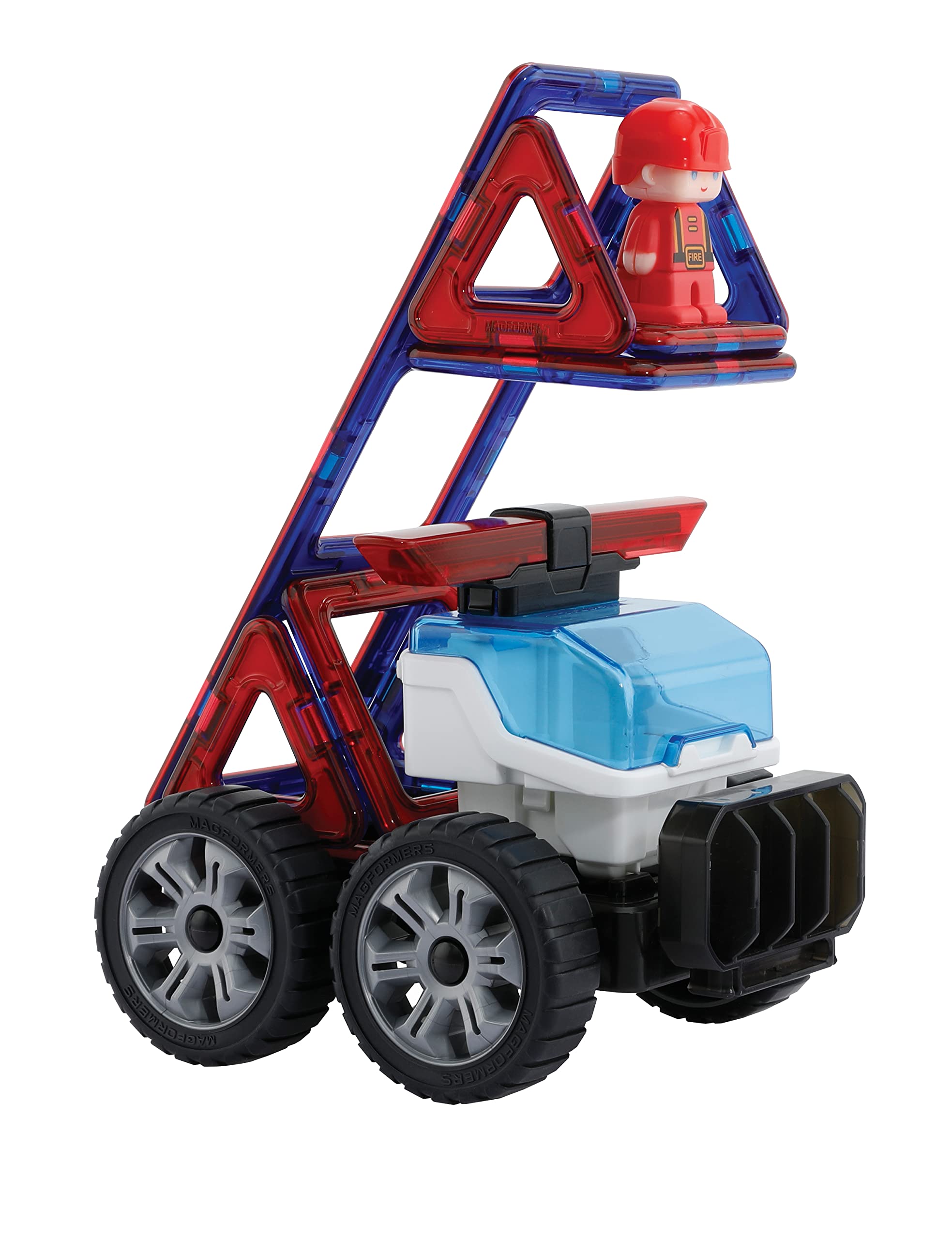 Magformers Police & Rescue Magnetic Building Set | 26 Pieces | Ages 3+ | STEM Toy 6