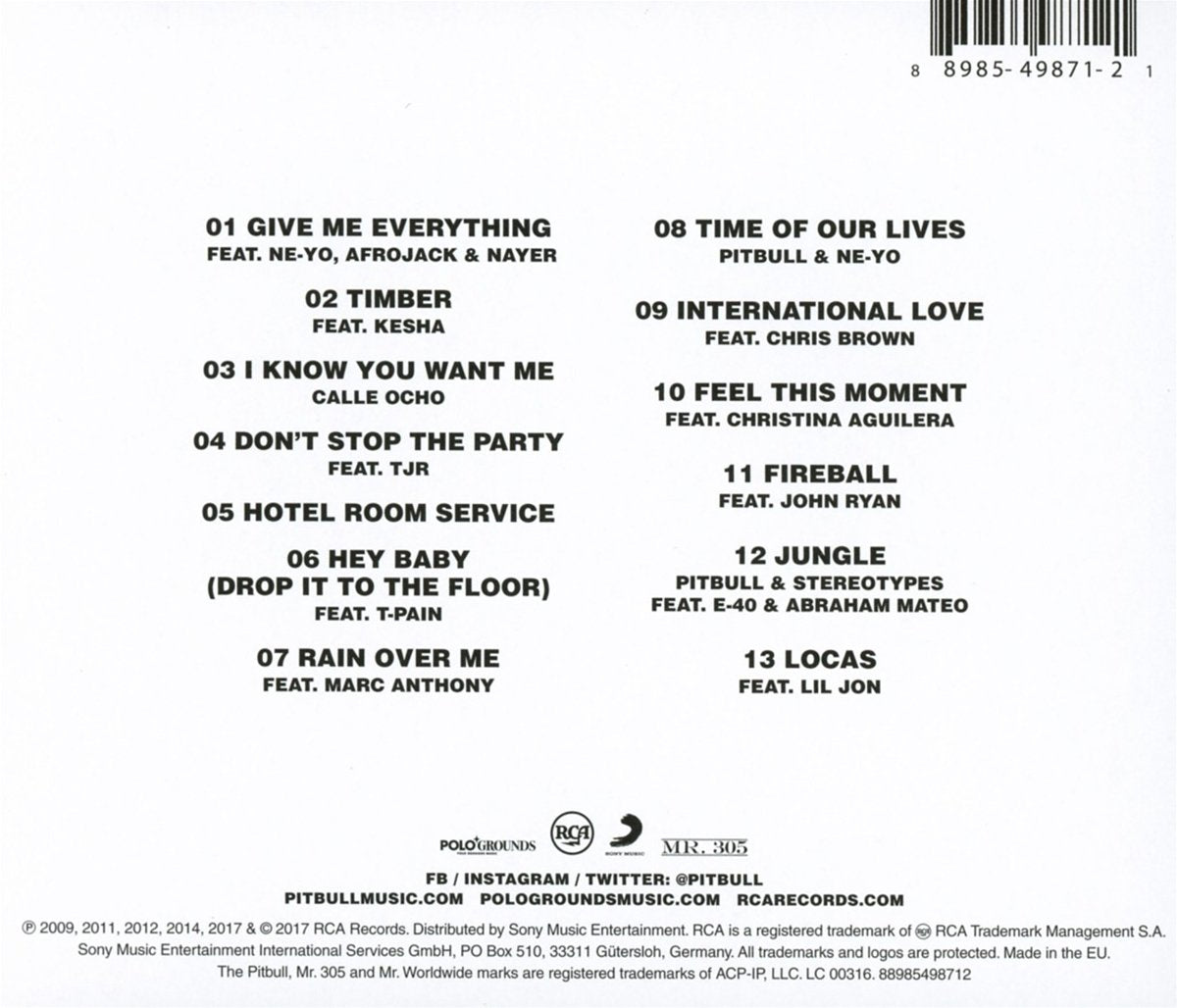 Pitbull - Greatest Hits [CD] 2