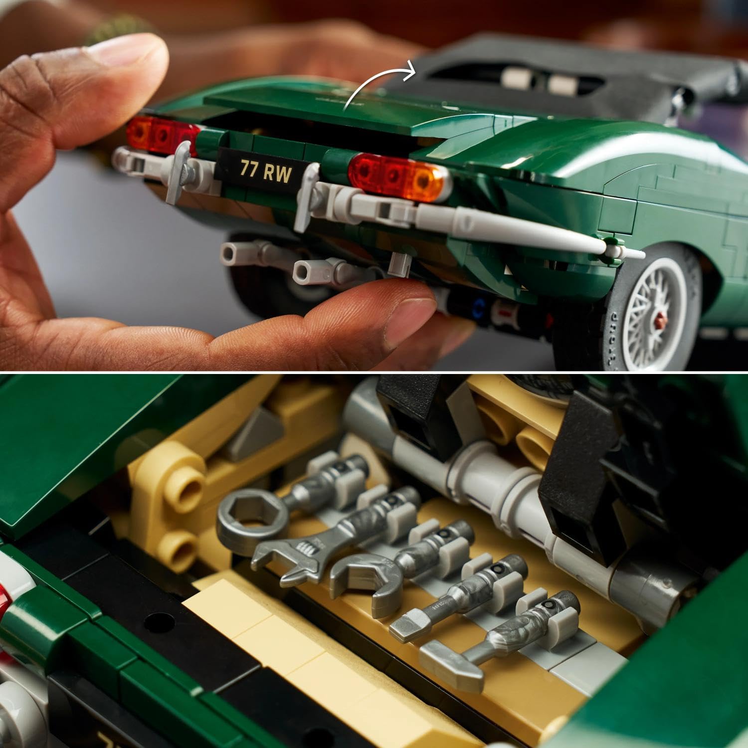 LEGO Icons Jaguar E-Type - Classic Sports Car Model Kit for Adults | 18+ Age Range | 11381 4
