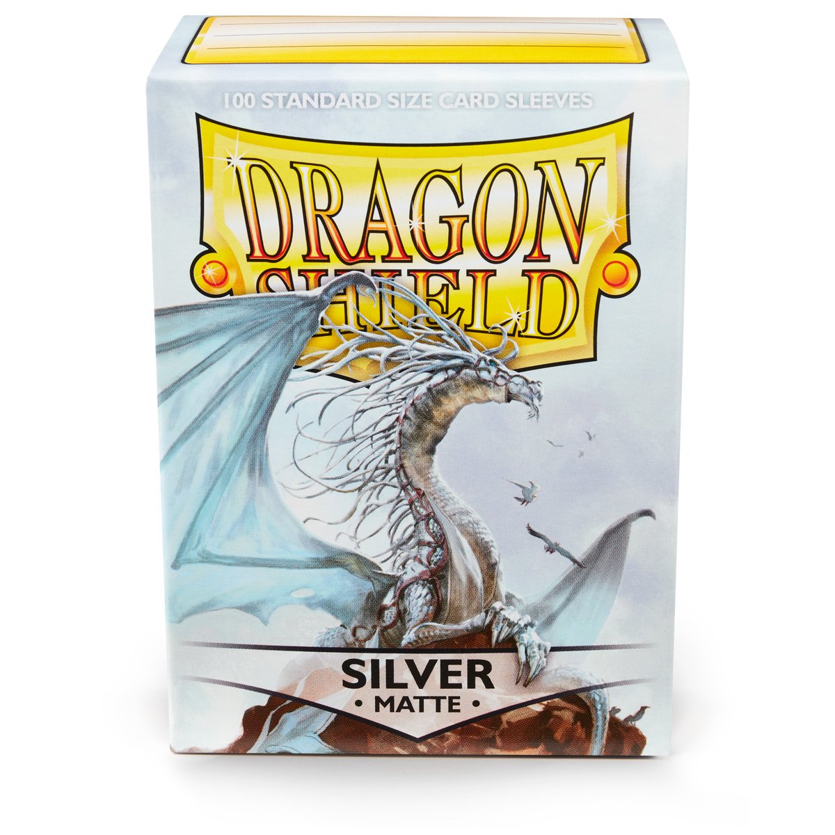 Dragon Shield Matte Standard Size Sleeves 100 Pack - Silver 1