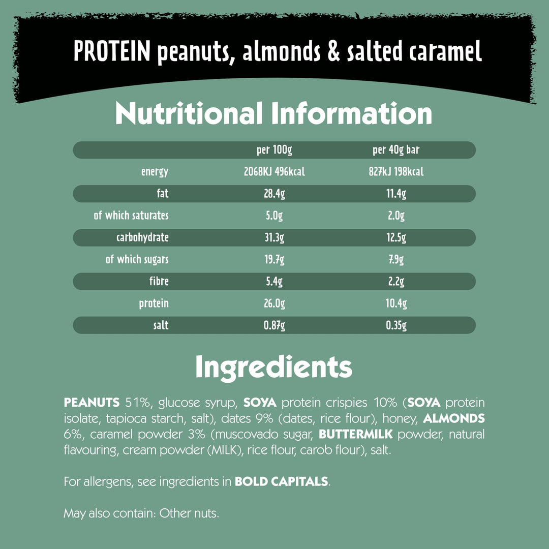 Eat Natural Energy Protein Packed Salted Caramel Biscuit Bar 120g