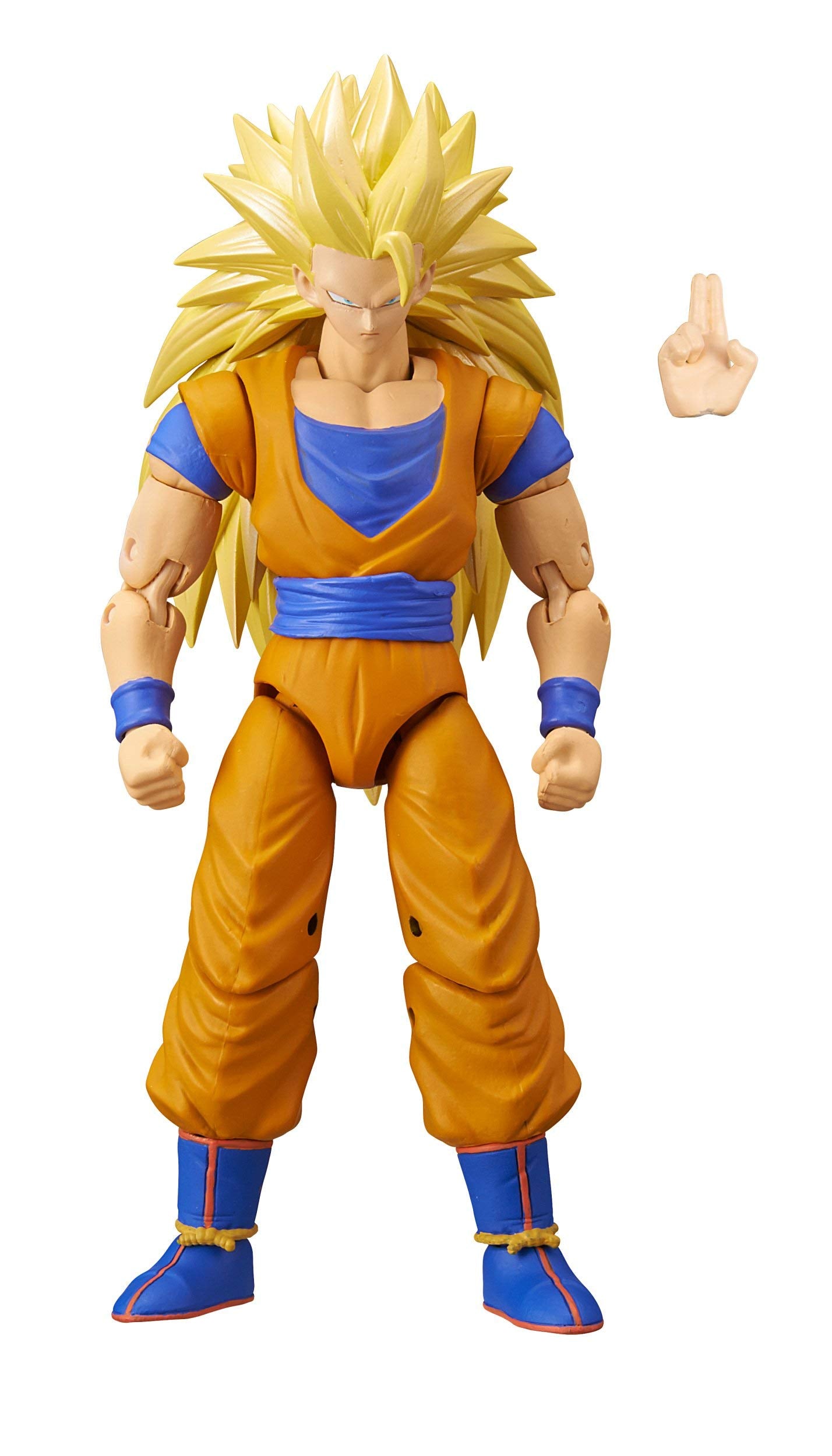 BANDAI Dragon Stars Super Saiyan 3 Goku Action Figure - 17cm Articulated Figure | Includes Extra Hands 3