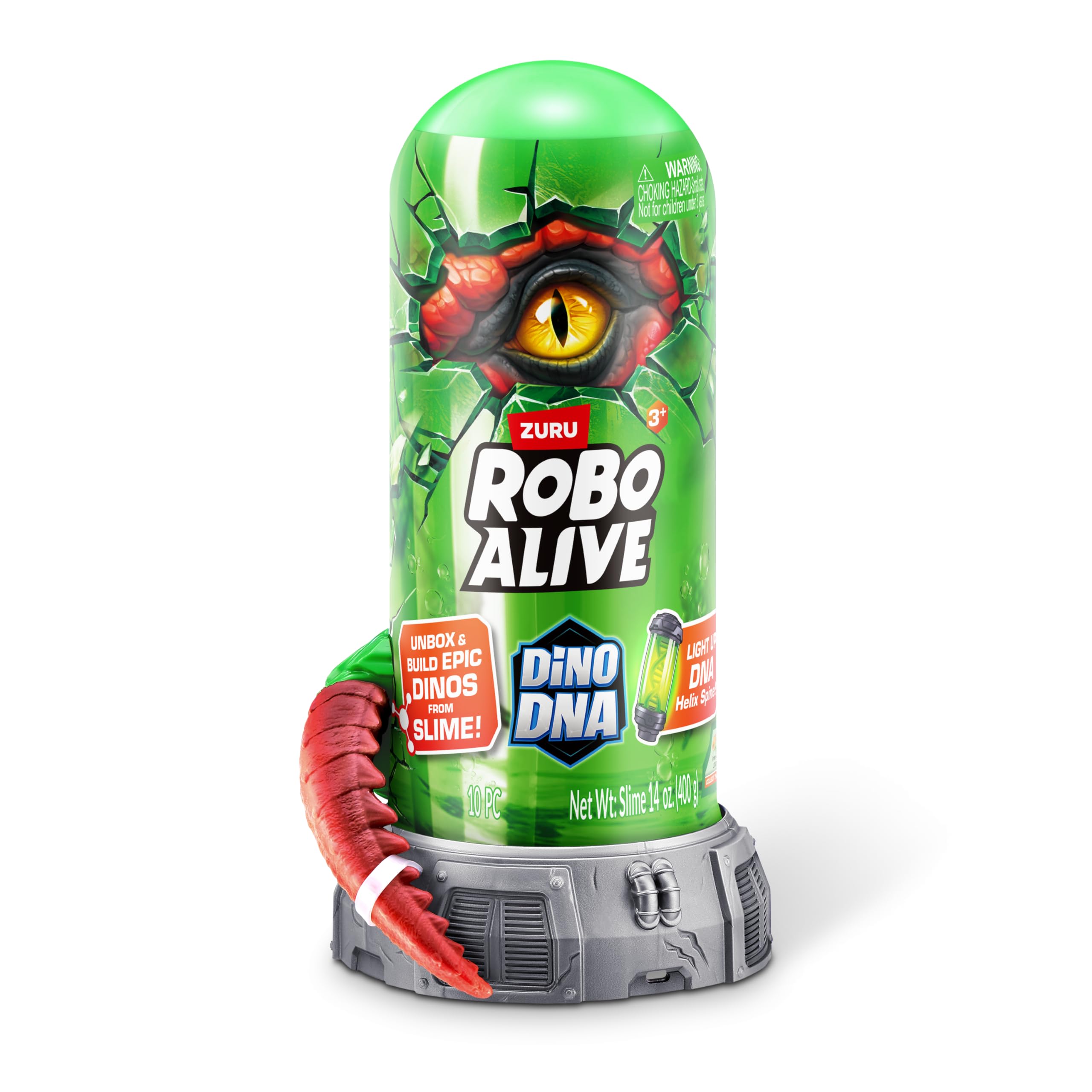 Robo Alive Dino DNA by ZURU - Light-Up DNA Helix Spine Building Set for Ages 3+ (T-Rex) 4