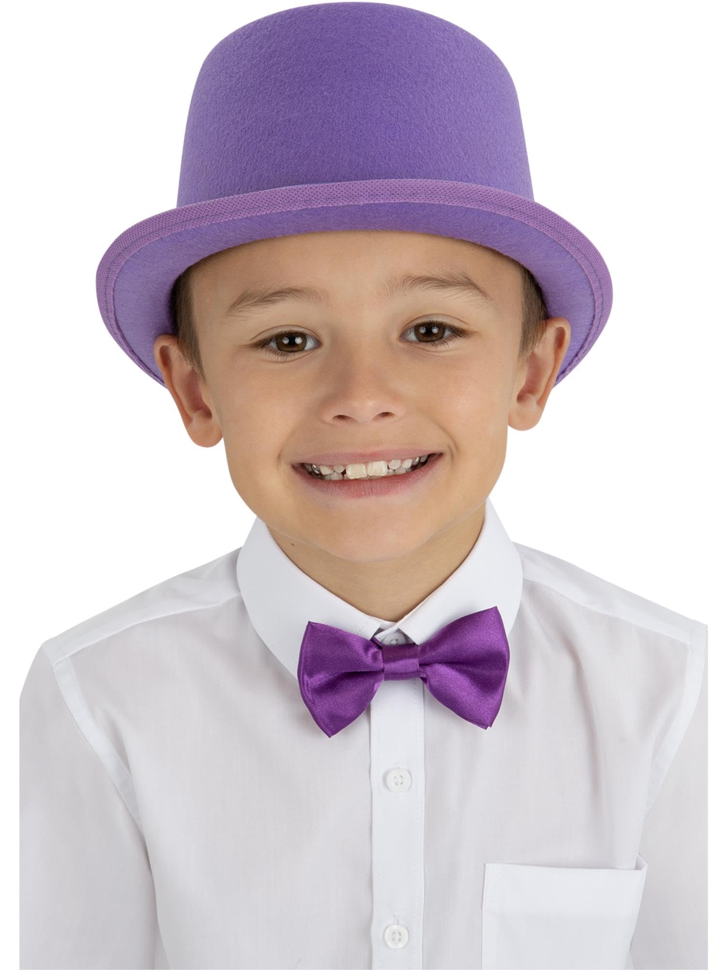Smiffys Purple Kids Top Hat - One Size Costume Accessory for Dress Up 2