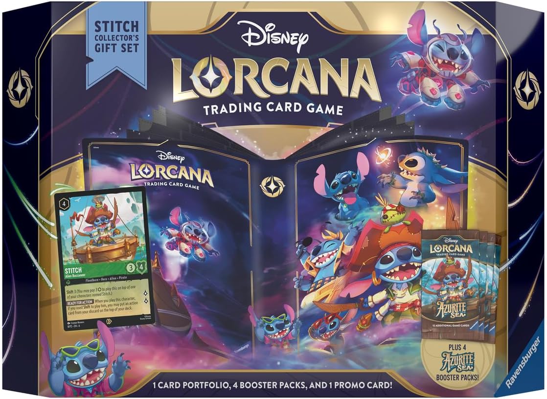 Ravensburger Disney Lorcana Azure Sea Stitch Sammler-Geschenkset, Sammelkarten 4