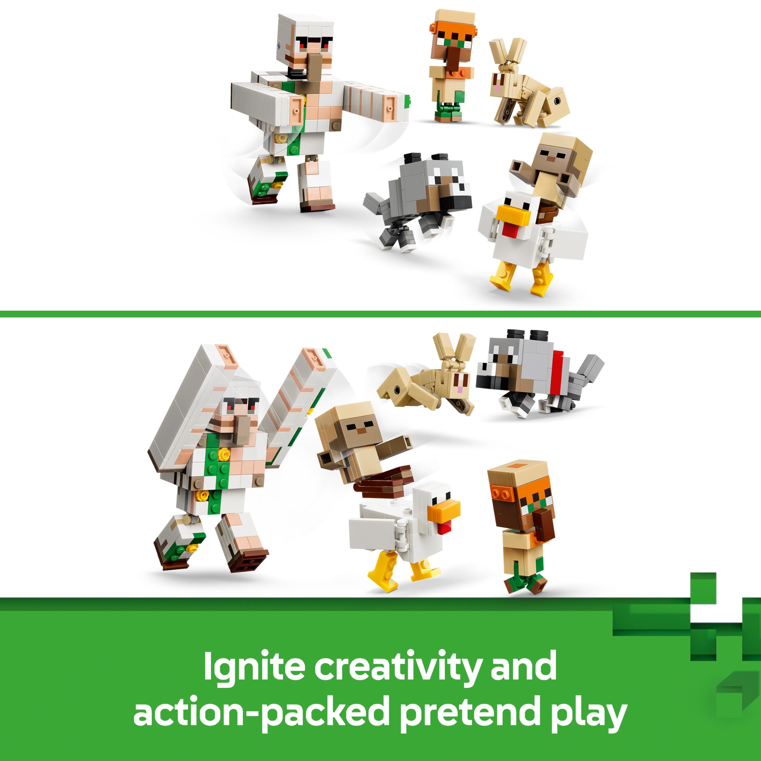 LEGO Minecraft Chicken Jockey Desert Attack Building Set | 6 Figures | Ages 9+ 4
