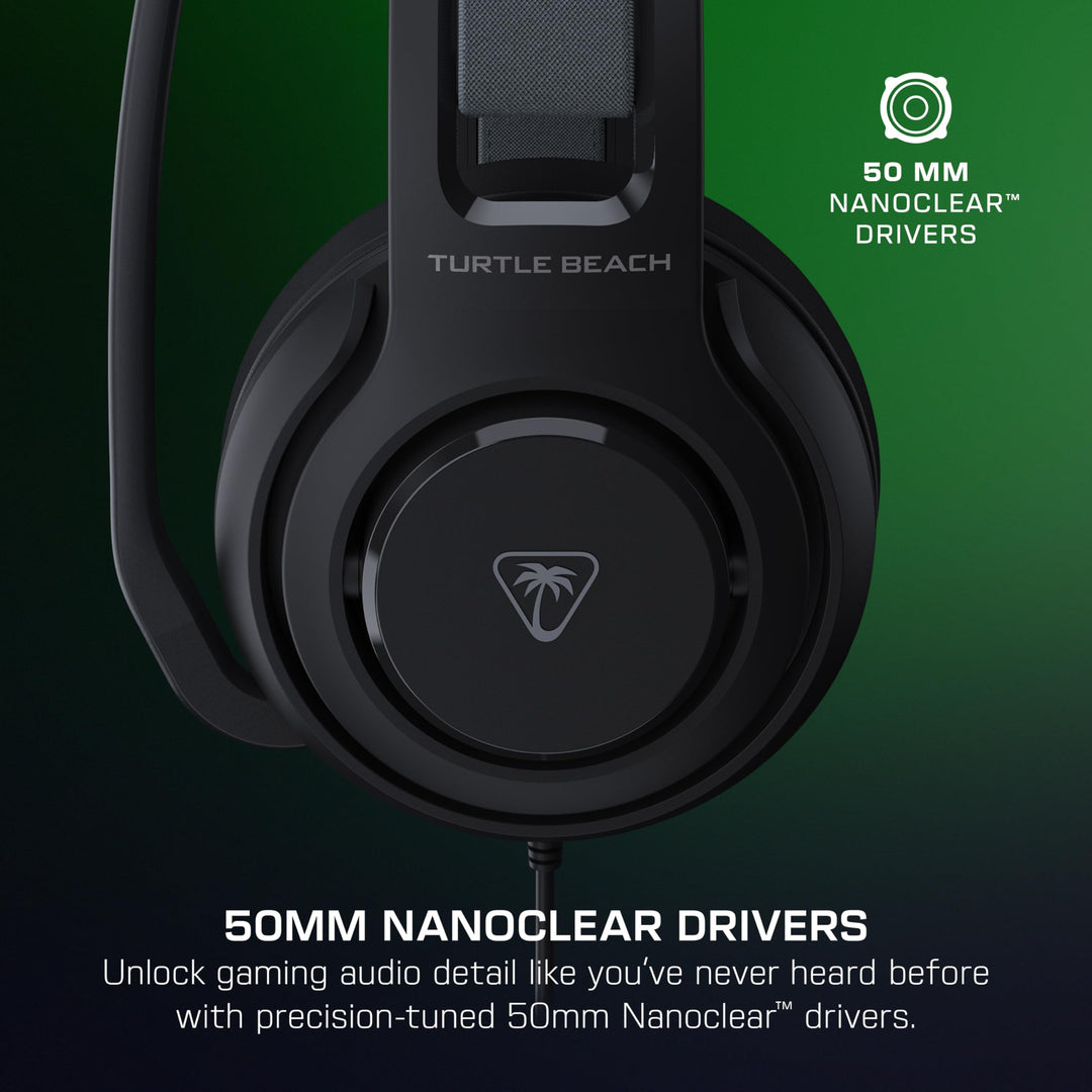 Turtle Beach Atlas 200 Gaming Headset with 50mm Drivers for PC, PlayStation, Xbox, Switch