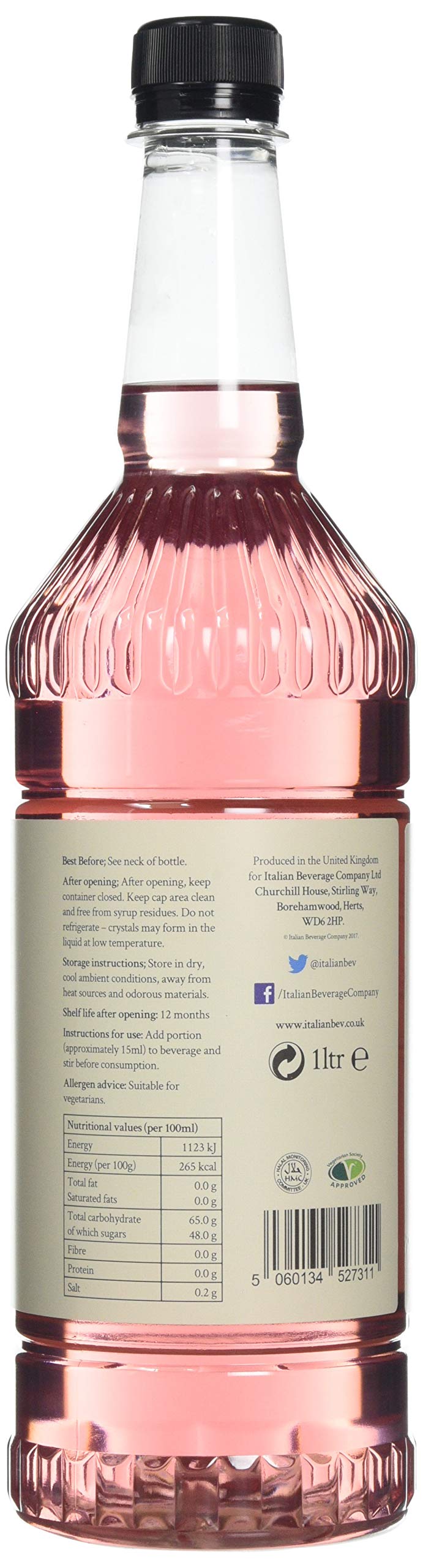 Simply Rose Syrup - Cocktail & Dessert Ingredient | 1 Litre 2