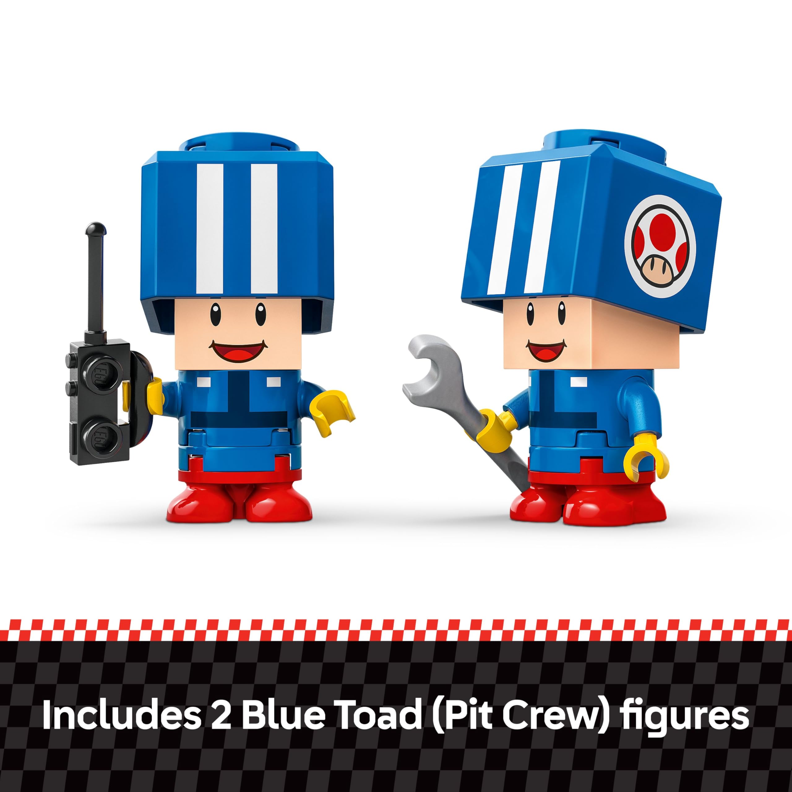 LEGO Super Mario: Mario Kart – Toad's Garage Set - Buildable B Dasher Kart & Mechanic Playset for Kids 8+ 3
