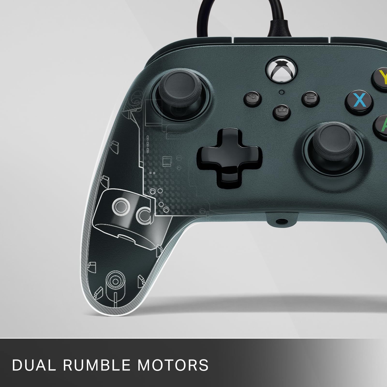 PowerA Wired Controller for Xbox Series X|S, Xbox One, and PC | Black 4