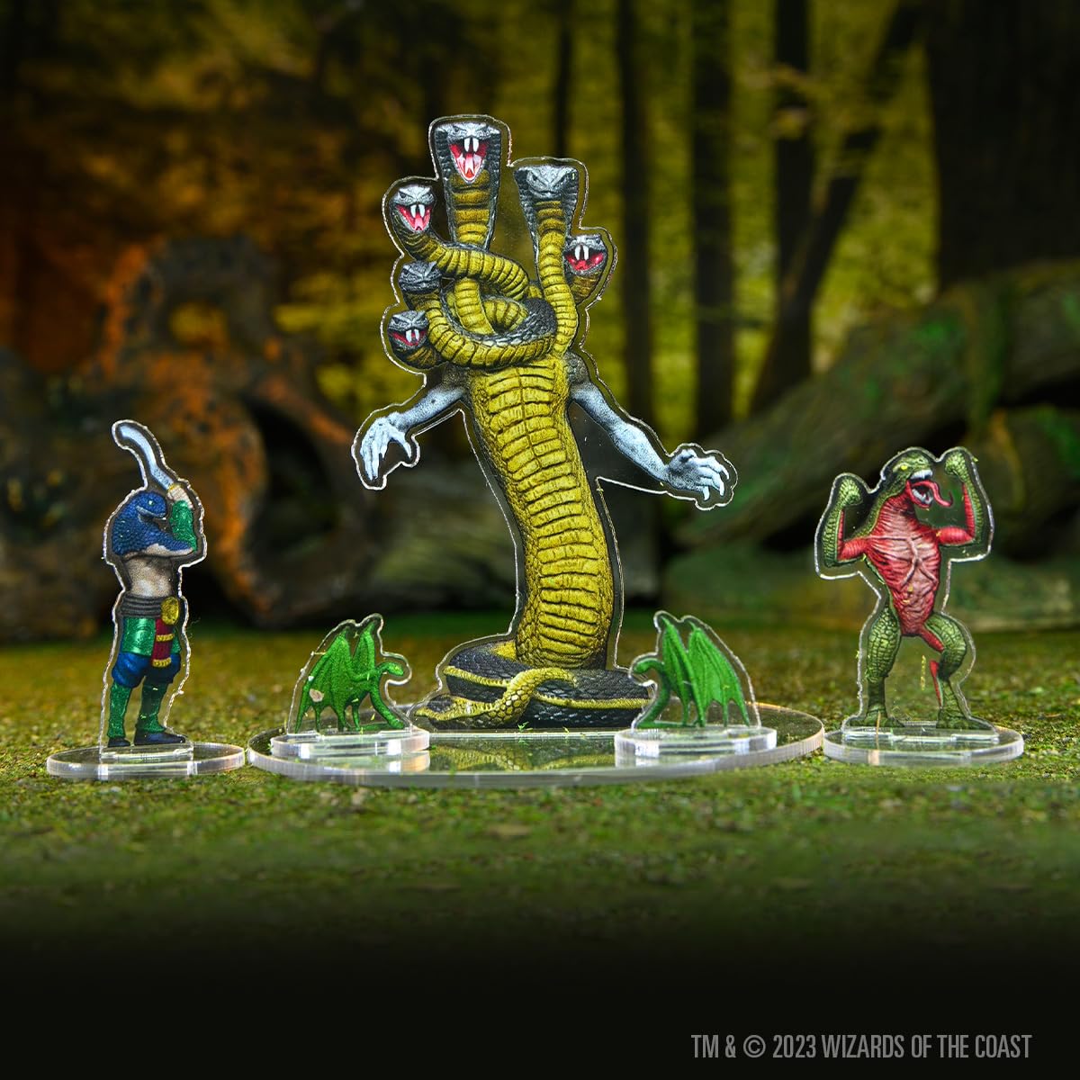 WizKids D&D Idols of the Realms: Snake Den - Scales & Tails 2D Miniatures 6