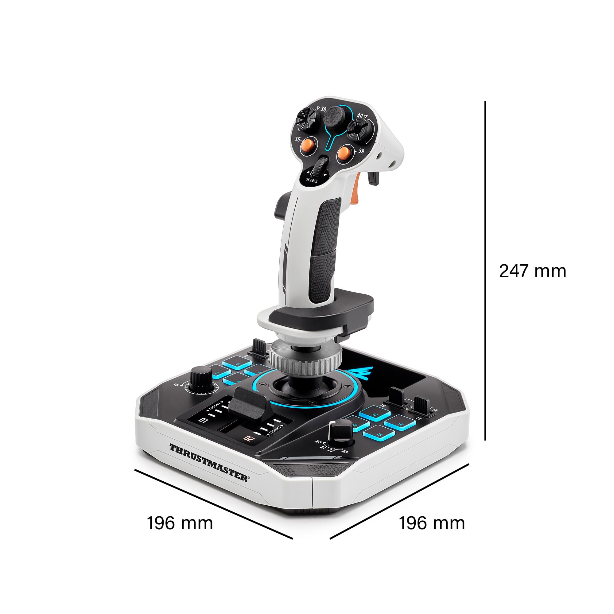 Thrustmaster Sol-R 1 Flightstick - Ambidextrous Joystick with 44 Actions for PC Gaming 5