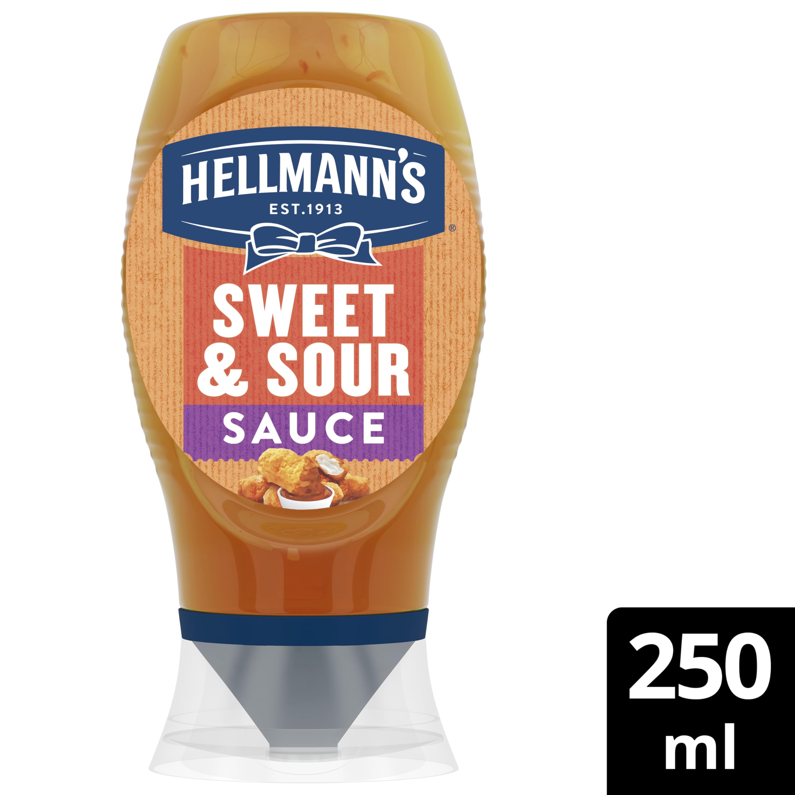 Hellmann's Sweet & Sour Sauce with Apricots, Vinegar & Spices | Vegan & Gluten Free | 250ml 2