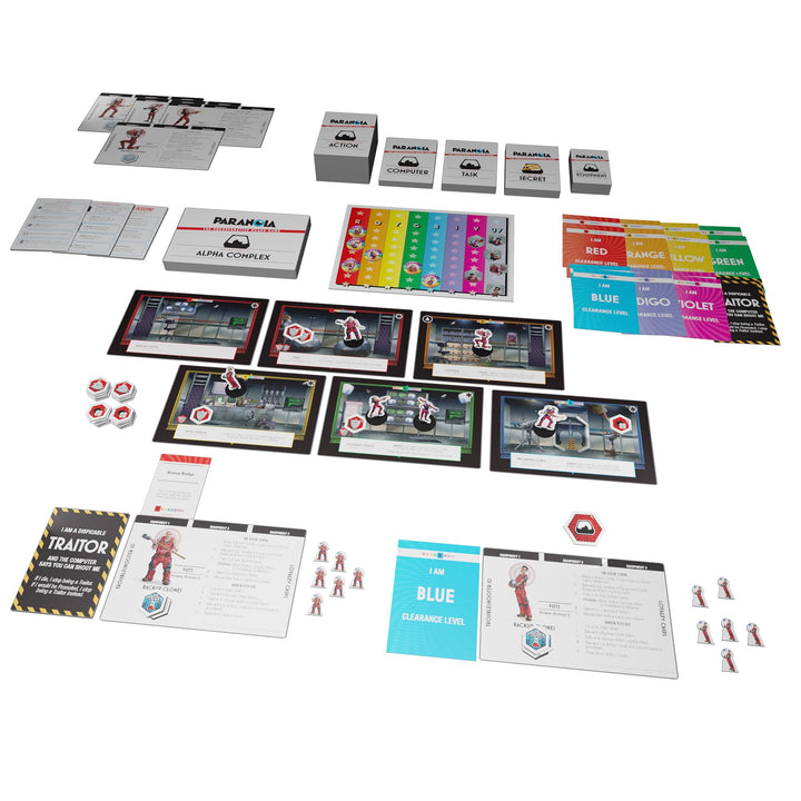 Modiphius Paranoia The Uncooperative Board Game (242603)