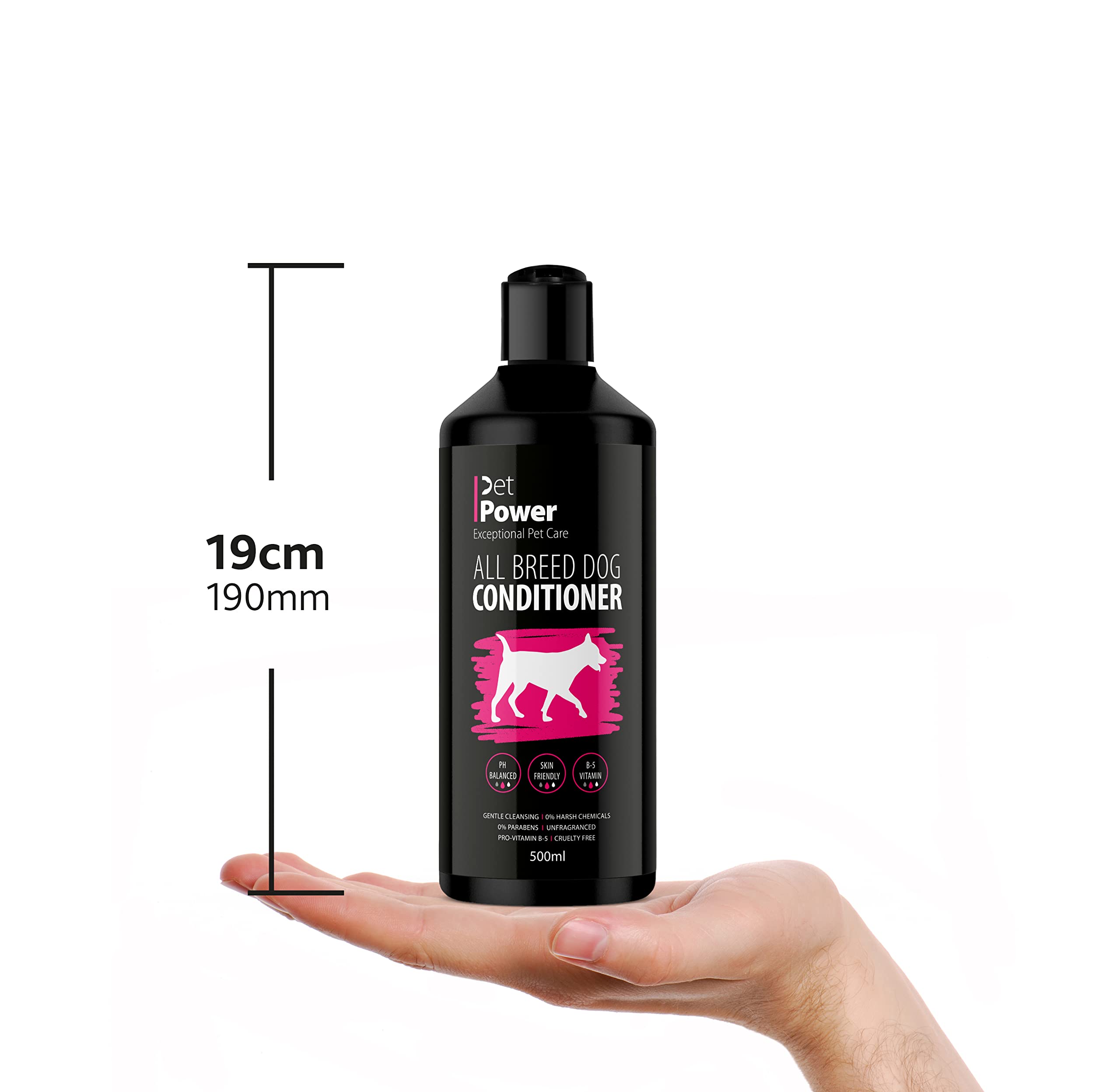 Pet Power All Breed Dog Conditioner - pH Balanced, Fragrance Free | 500ml 2
