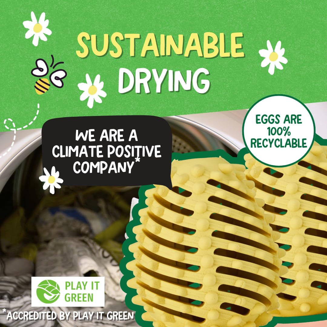 Ecoegg - Dryer Egg Tumble Dryer Balls Replacement | Reduces Drying Time | Fragrance Free