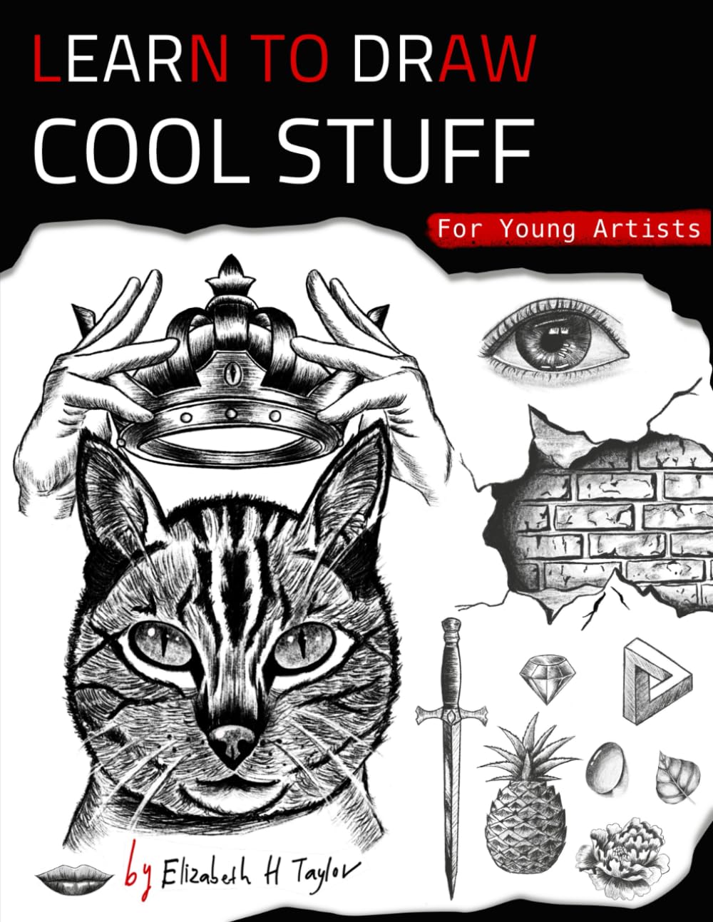Learn To Draw Cool Stuff For Young Artists by Elizabeth H. Taylor | Step-by-Step Pencil Drawing Guide 1