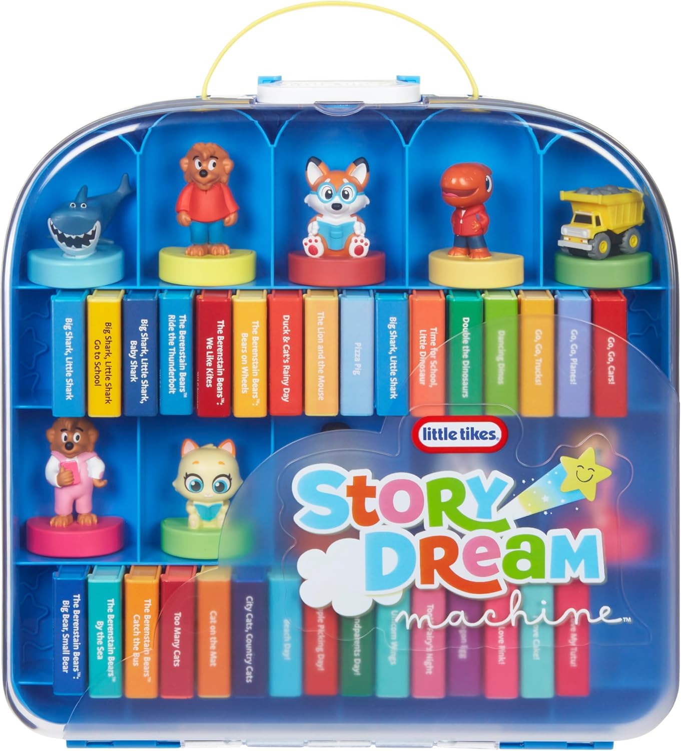 Little Tikes Story Dream Machine Show & Go Storage Case - Holds 10 Characters & 32 Cartridges, 3 Stories & Fox Character 4