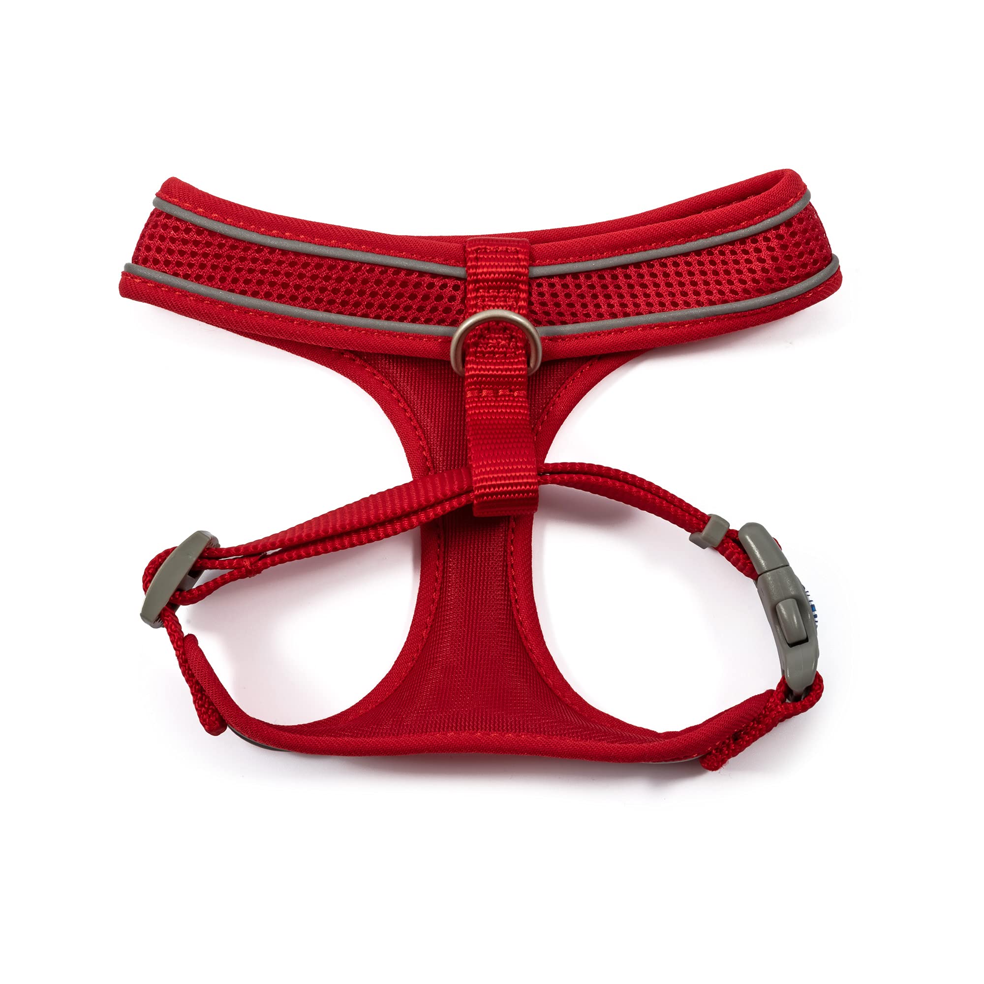 Ancol Viva Lightweight Mesh Dog Harness - Red, Size Medium (Girth 44-57 cm)
