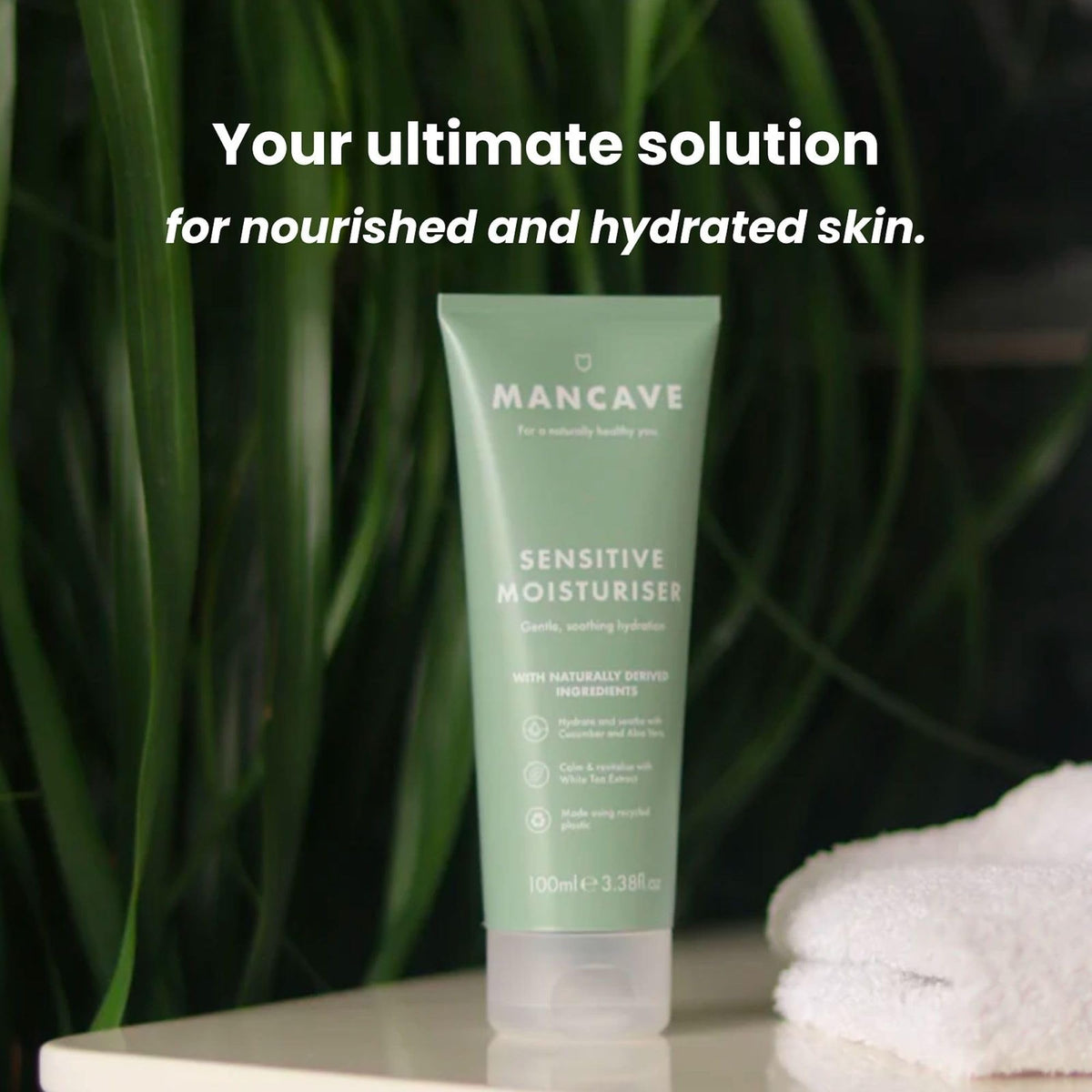ManCave Sensitive Moisturiser - For Men with Sensitive Skin | 100 ml 2