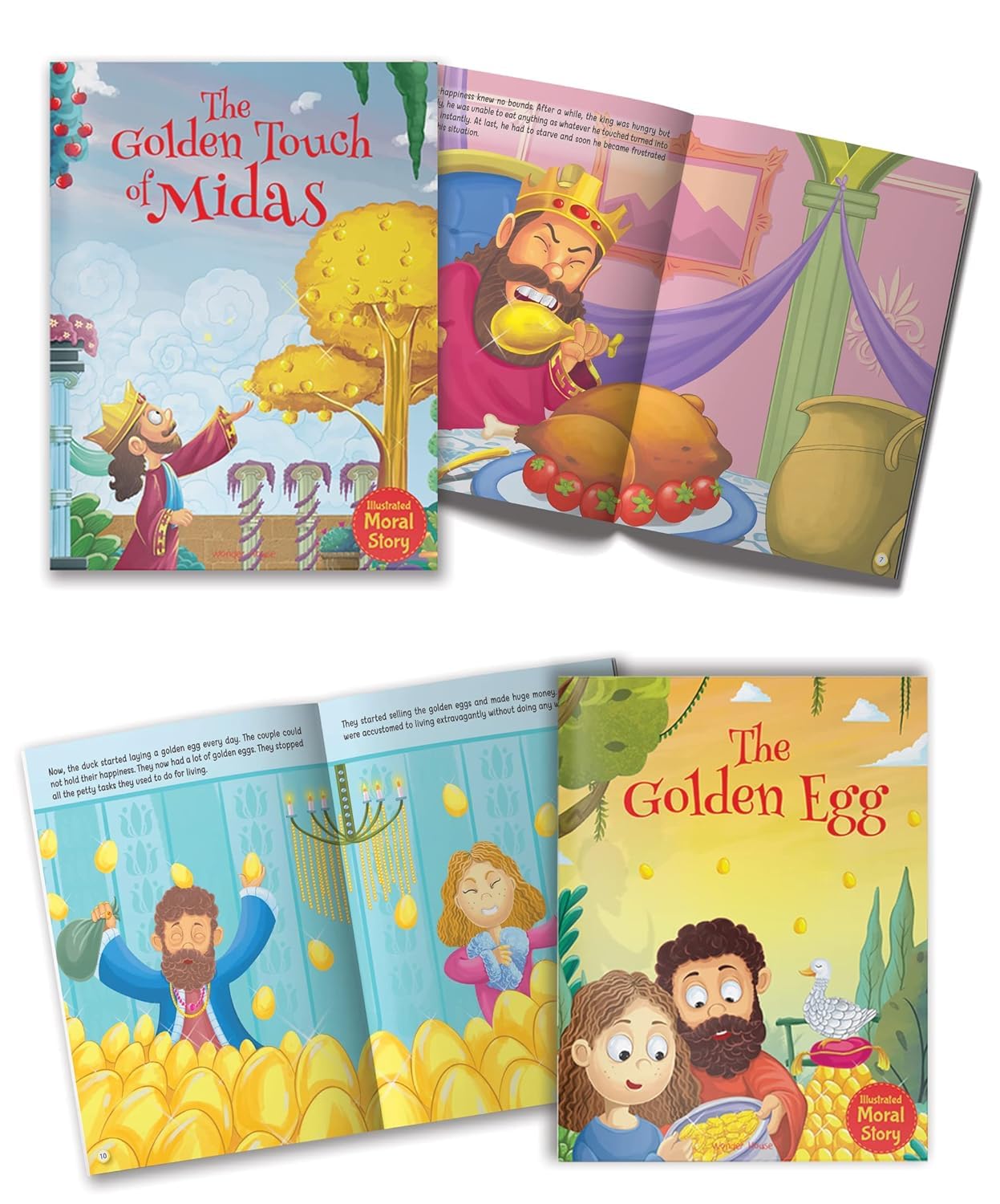 Wonder House Books Moral Stories: Illustrated Paperback for Ages 4-8