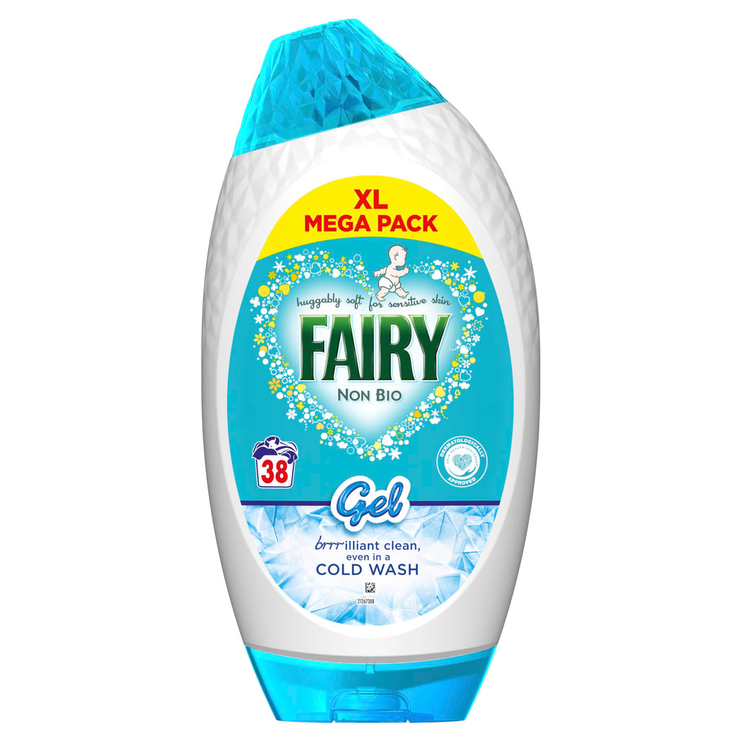 Fairy Non Bio - Laundry Detergent Gel 1.254 L, 38 Washes