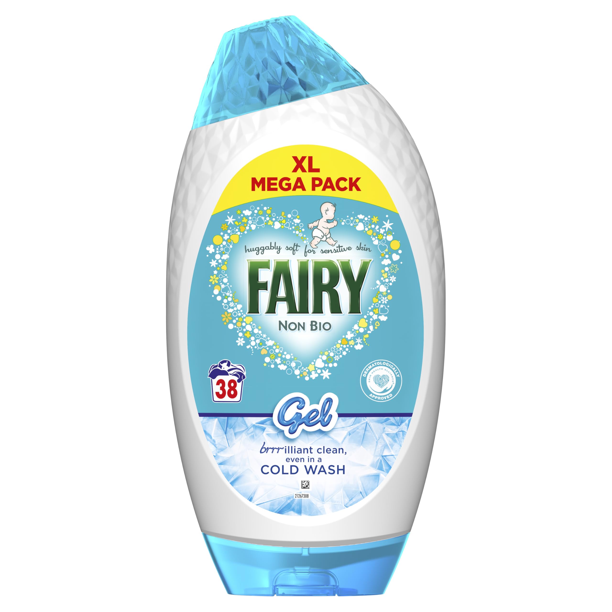 Fairy Non Bio - Laundry Detergent Gel 1.254 L, 38 Washes