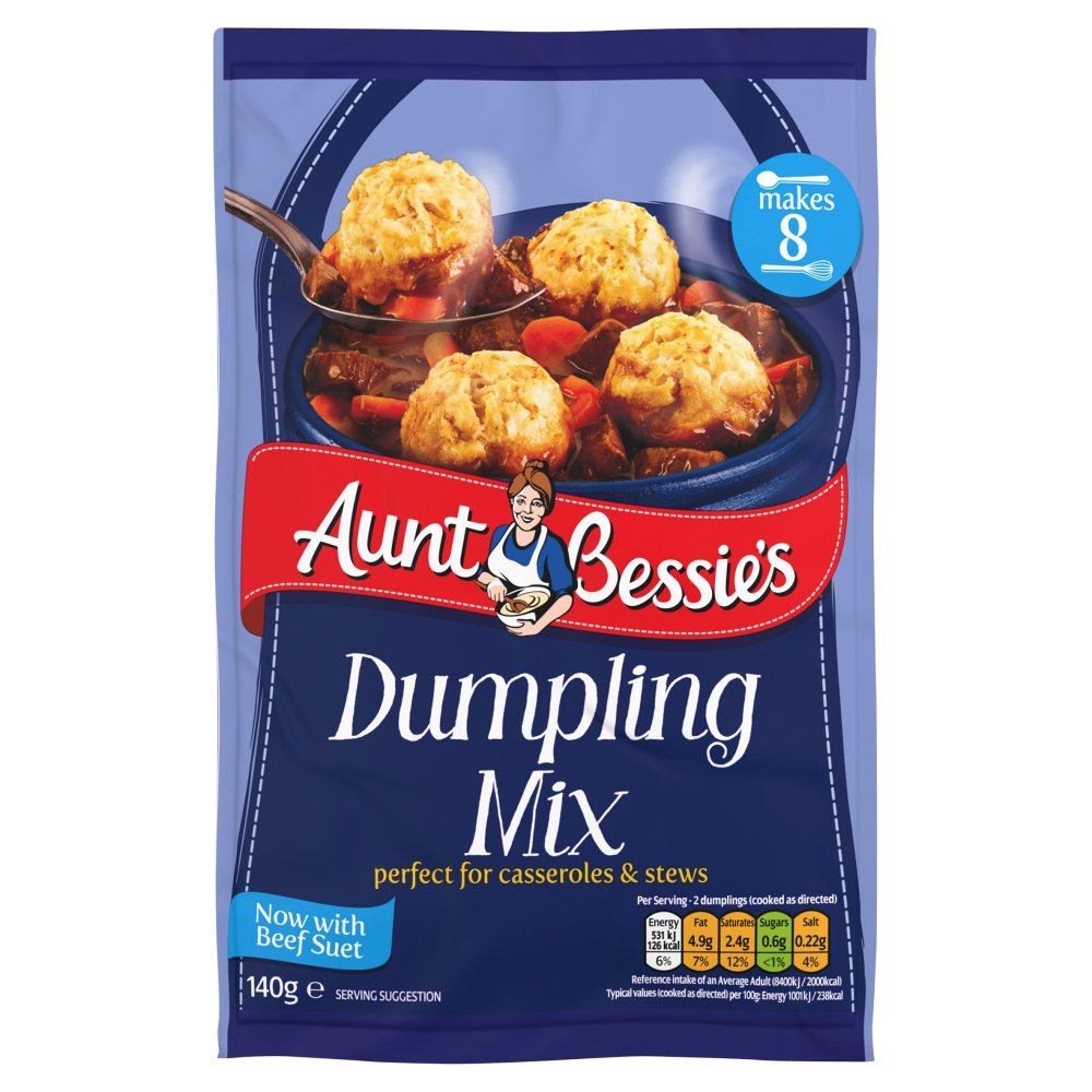Aunt Bessies Dumpling Mix - Packet Mix for Stews | 140g