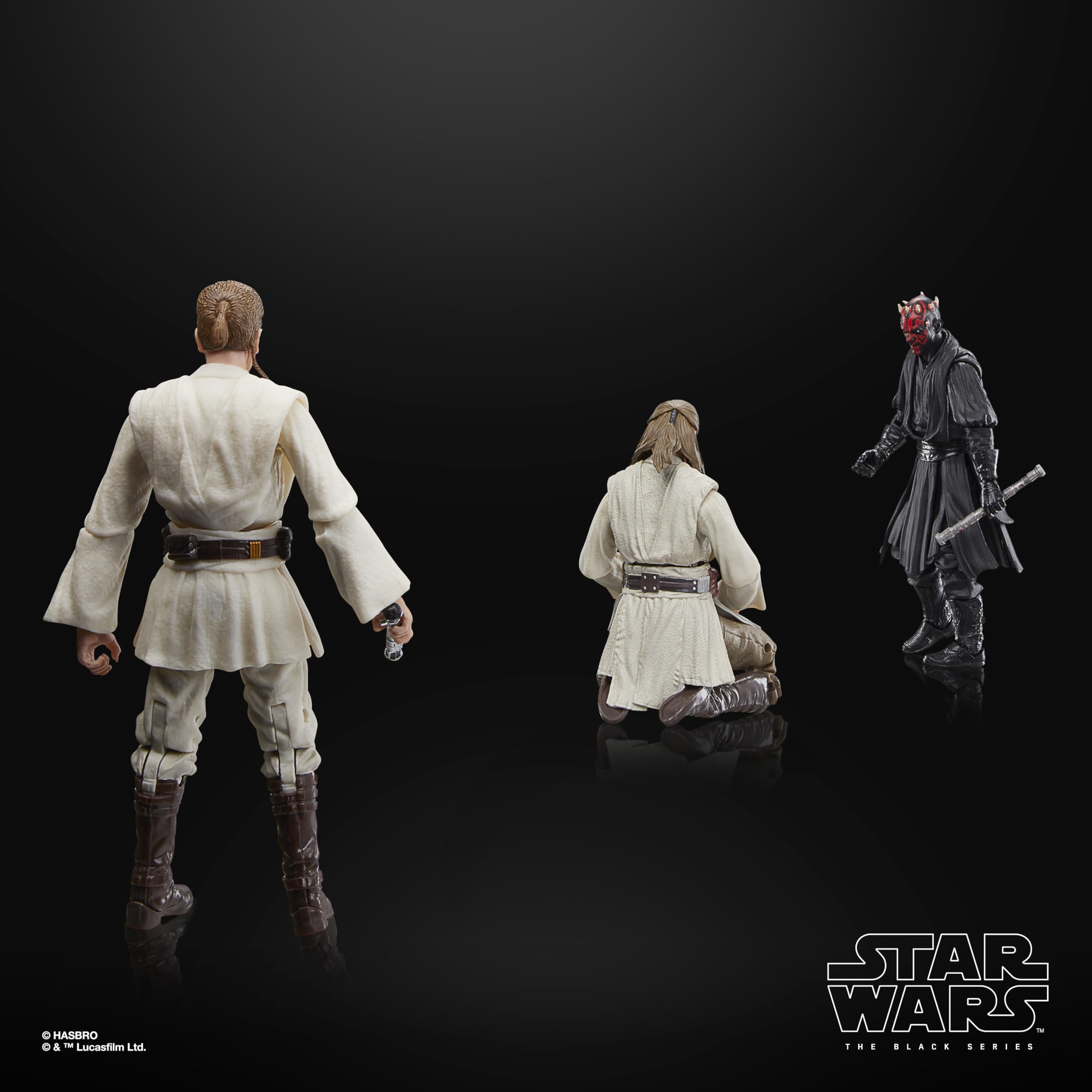 Star Wars The Black Series Qui-Gon Jinn, Darth Maul & Obi-Wan Kenobi 6-Inch Action Figure 3-Pack 17