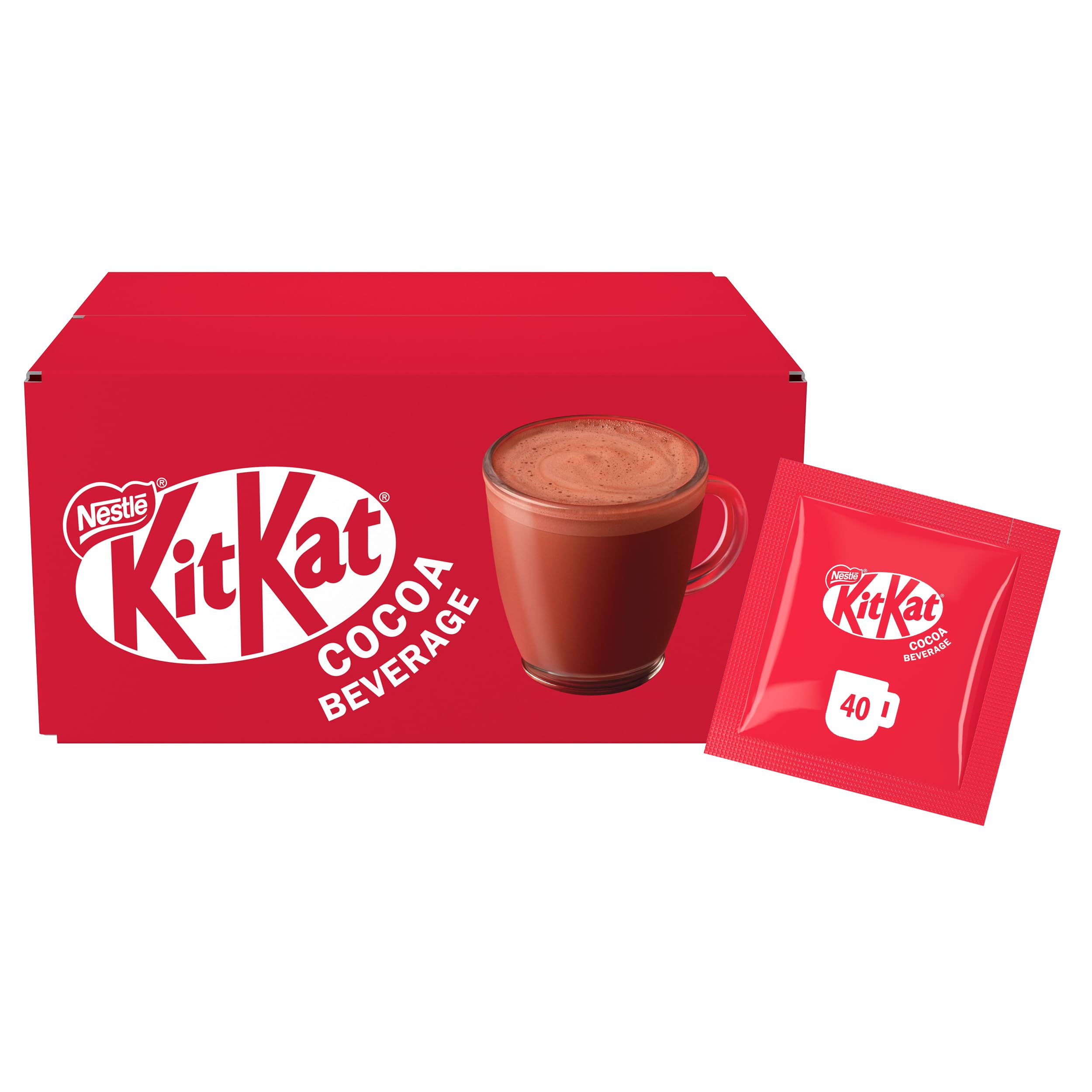 KitKat Instant Hot Chocolate Powder Sachets - 40 Count (28g Each) 1