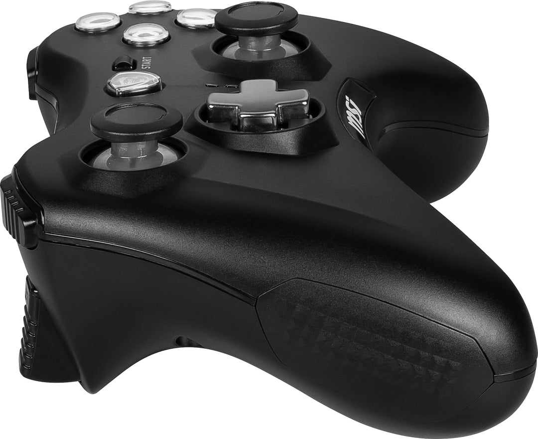 MSI FORCE GC20 V2 Wired Gamepad Controller - Interchangeable D-Pad, Dual Vibration, USB 2.0 for PC & Android