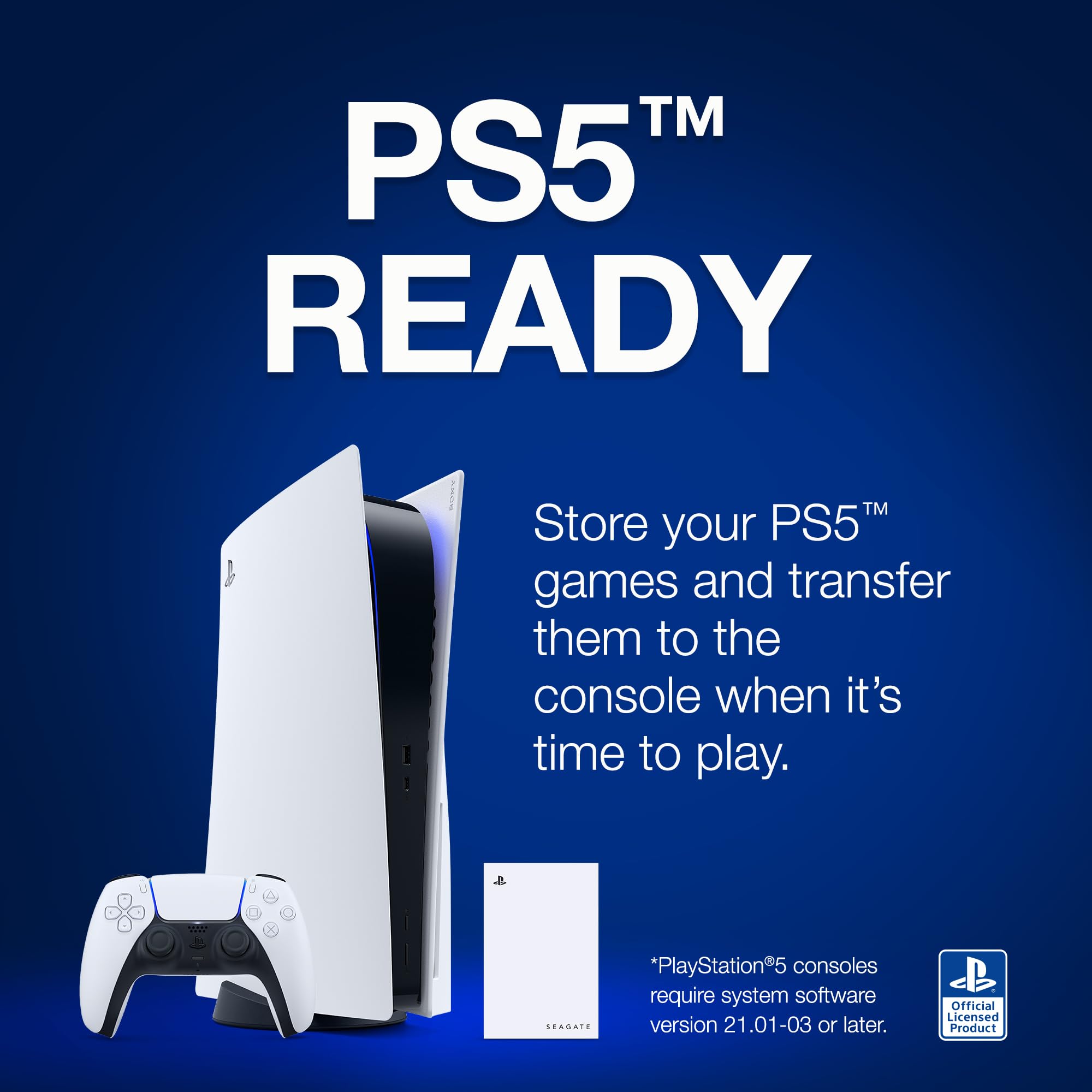 Seagate Game Drive for PS5 - 2TB External HDD | USB 3.0 | Officially Licensed 2