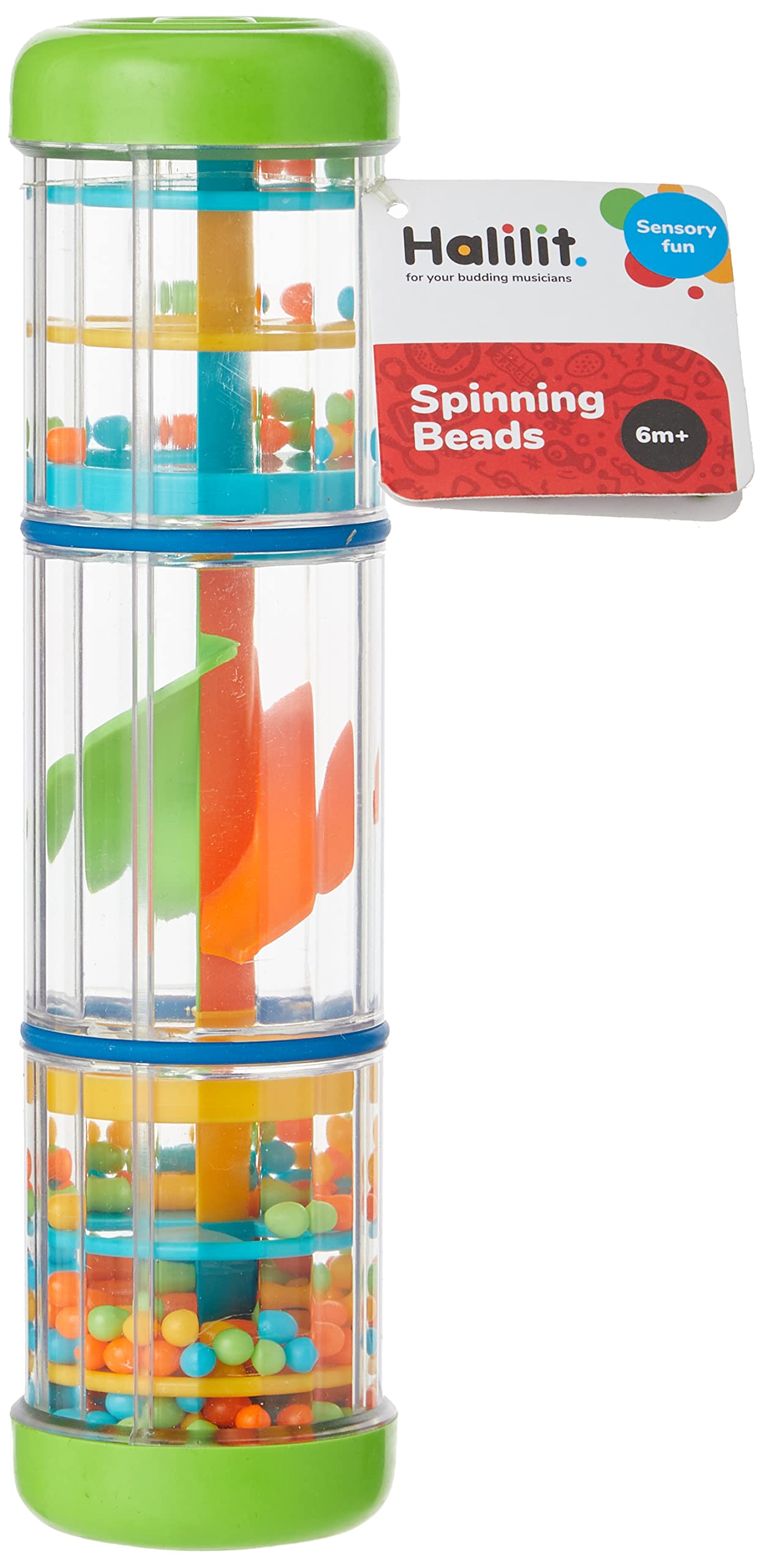 Halilit Rainbospinner Musical Instrument - Creates Rain Sounds, Visual Effects, Suitable from 6 Months 1