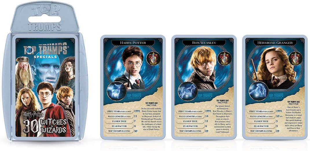 Top Trumps Harry Potter 30 Witches and Wizards Specials Card Game 3