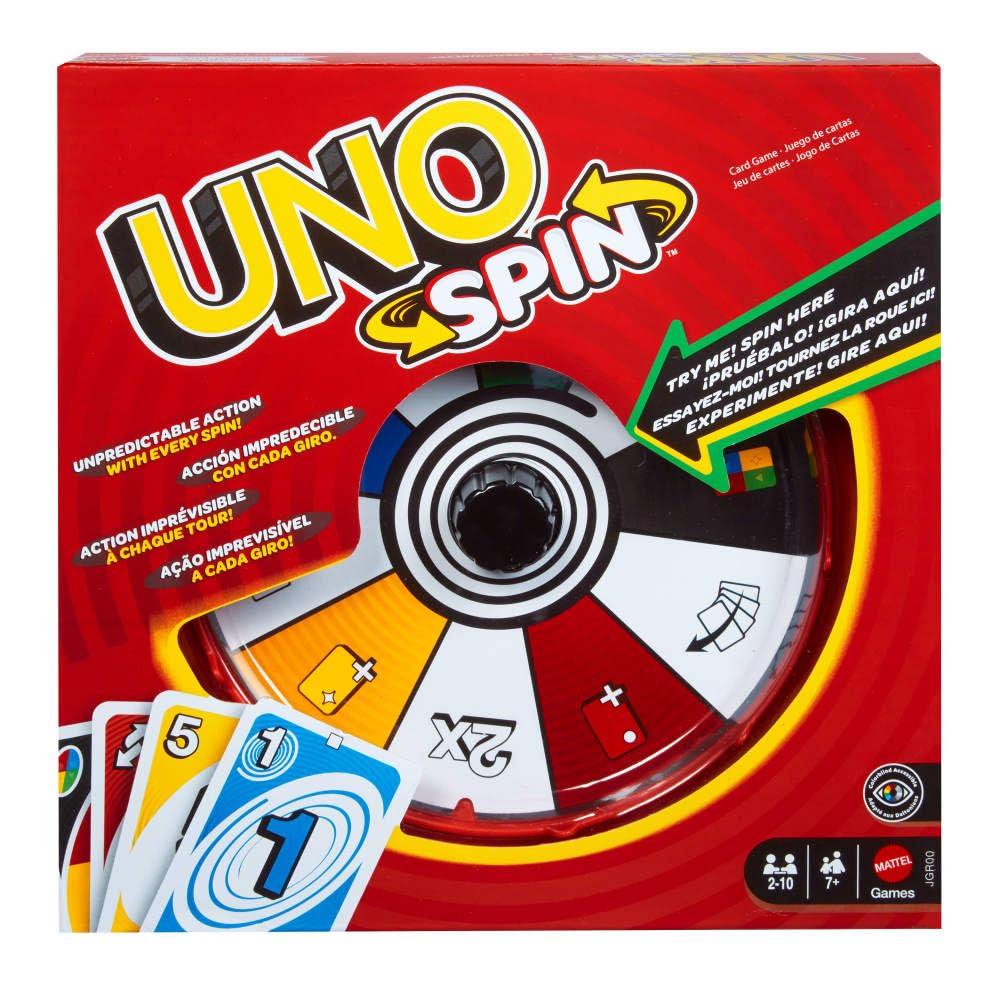 Mattel UNO Spin-Kartenspiel 8