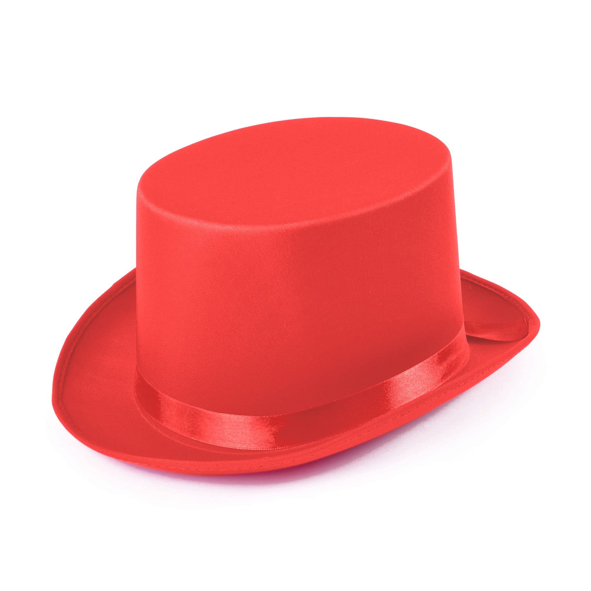Bristol Novelty Vibrant Purple Satin Top Hat - Unisex Adult Costume Accessory 4