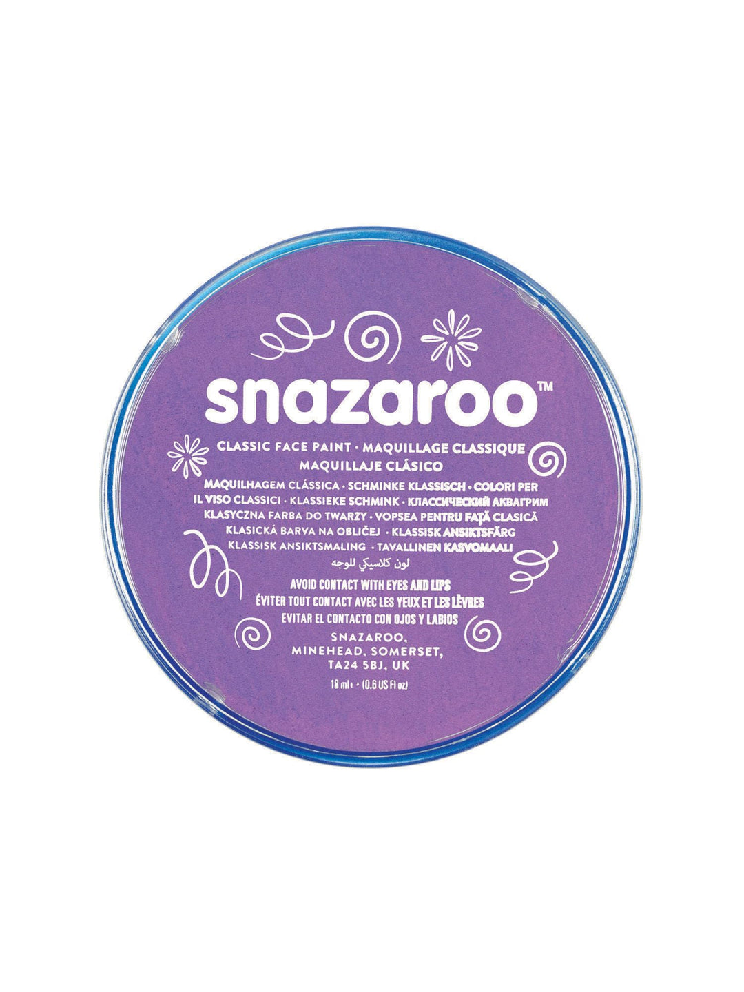 Snazaroo - Lilac Classic Face and Body Paint (18ml)