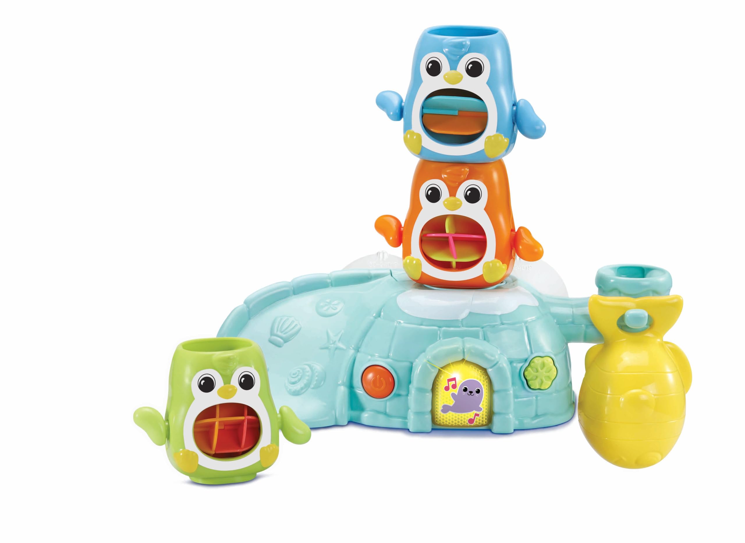 VTech Stack and Slide Penguin Pals - Interactive Bath Toy for Toddlers 12 Months+ 1