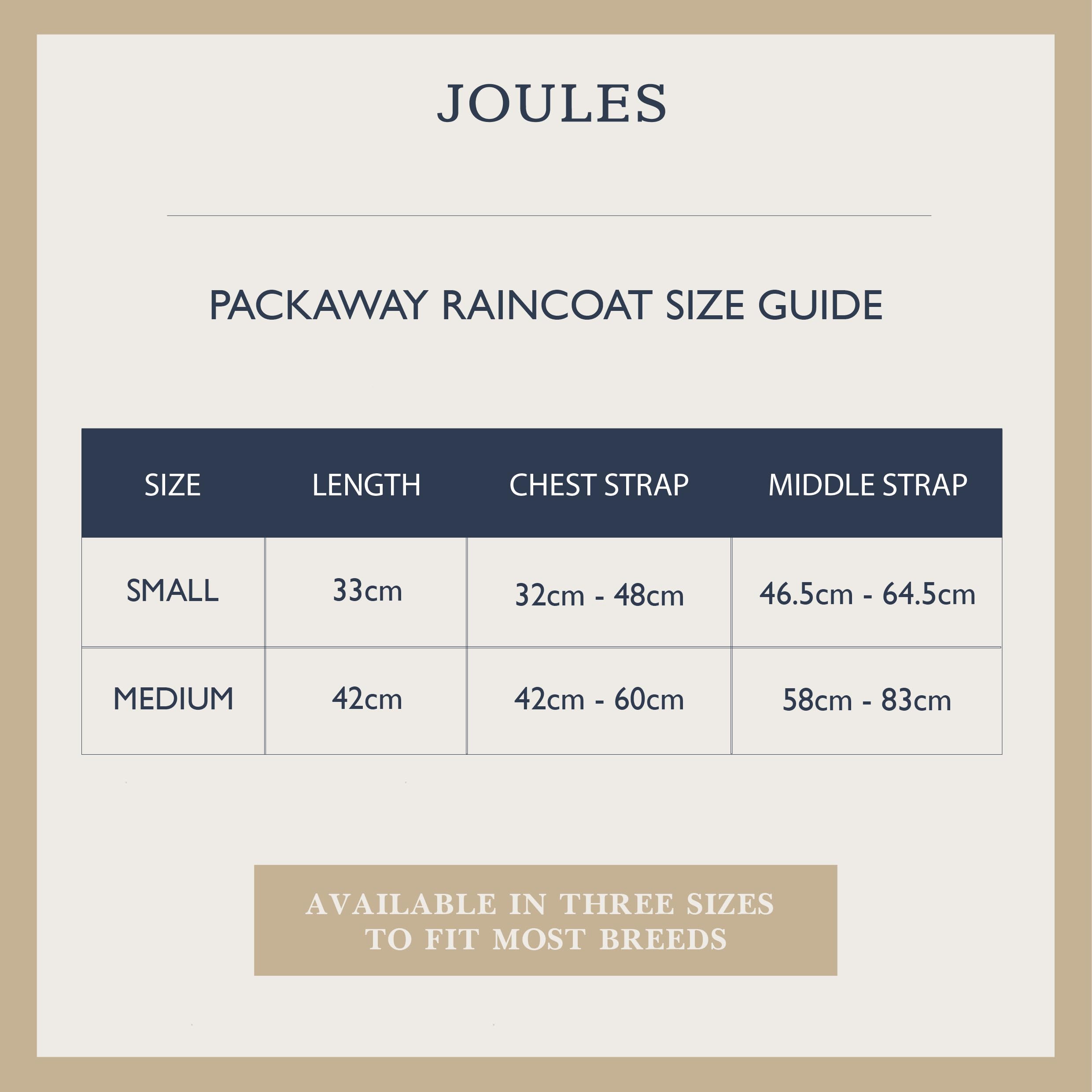 Rosewood x Joules Henson Check Packaway Dog Jacket - Small | Water-Resistant | Lightweight 6