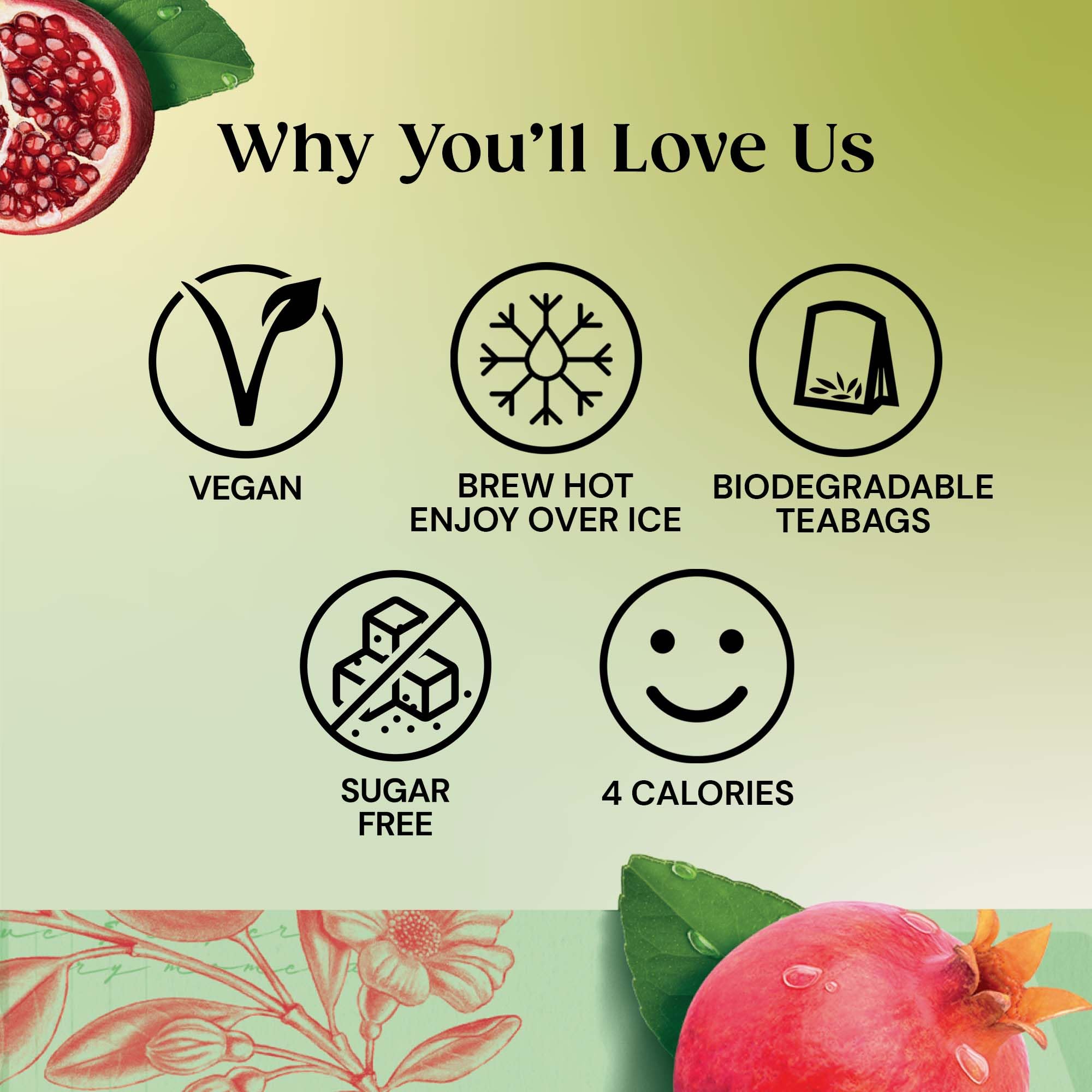 Twinings Grüner Tee &amp; Granatapfel 80 Teebeutel (Multipack mit 4 x 20 Beuteln) 4