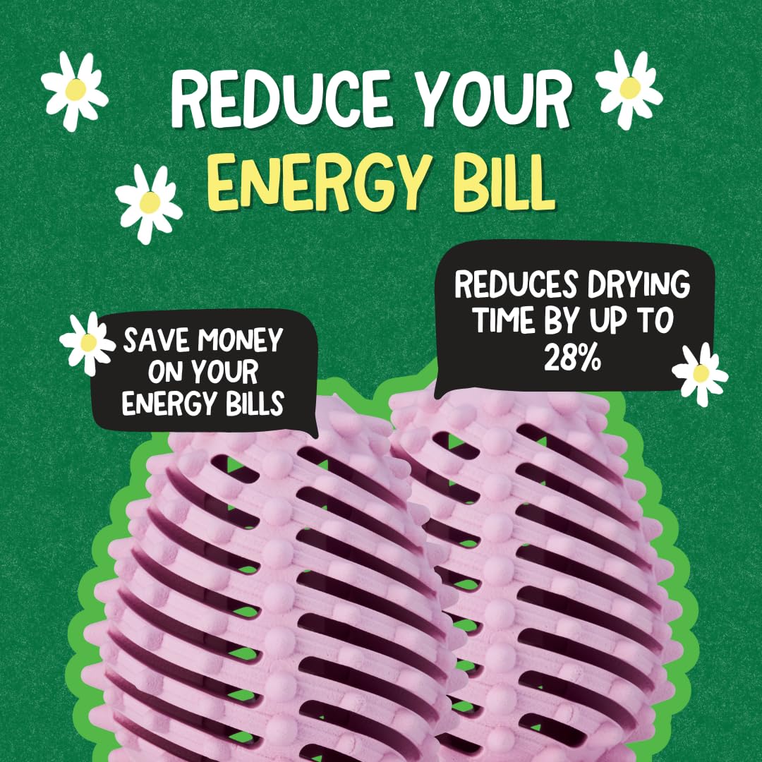 Ecoegg Dryer Egg Fragrance Sticks Refills - Spring Blossom Scent | 4 Count | Reduces Drying Time 4