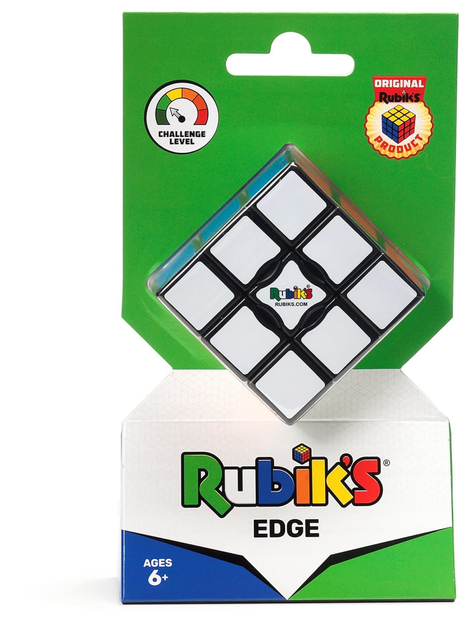 Rubik's Edge 3x3x1 Sequential Puzzle Cube for Beginners | Stickerless | Portable 2