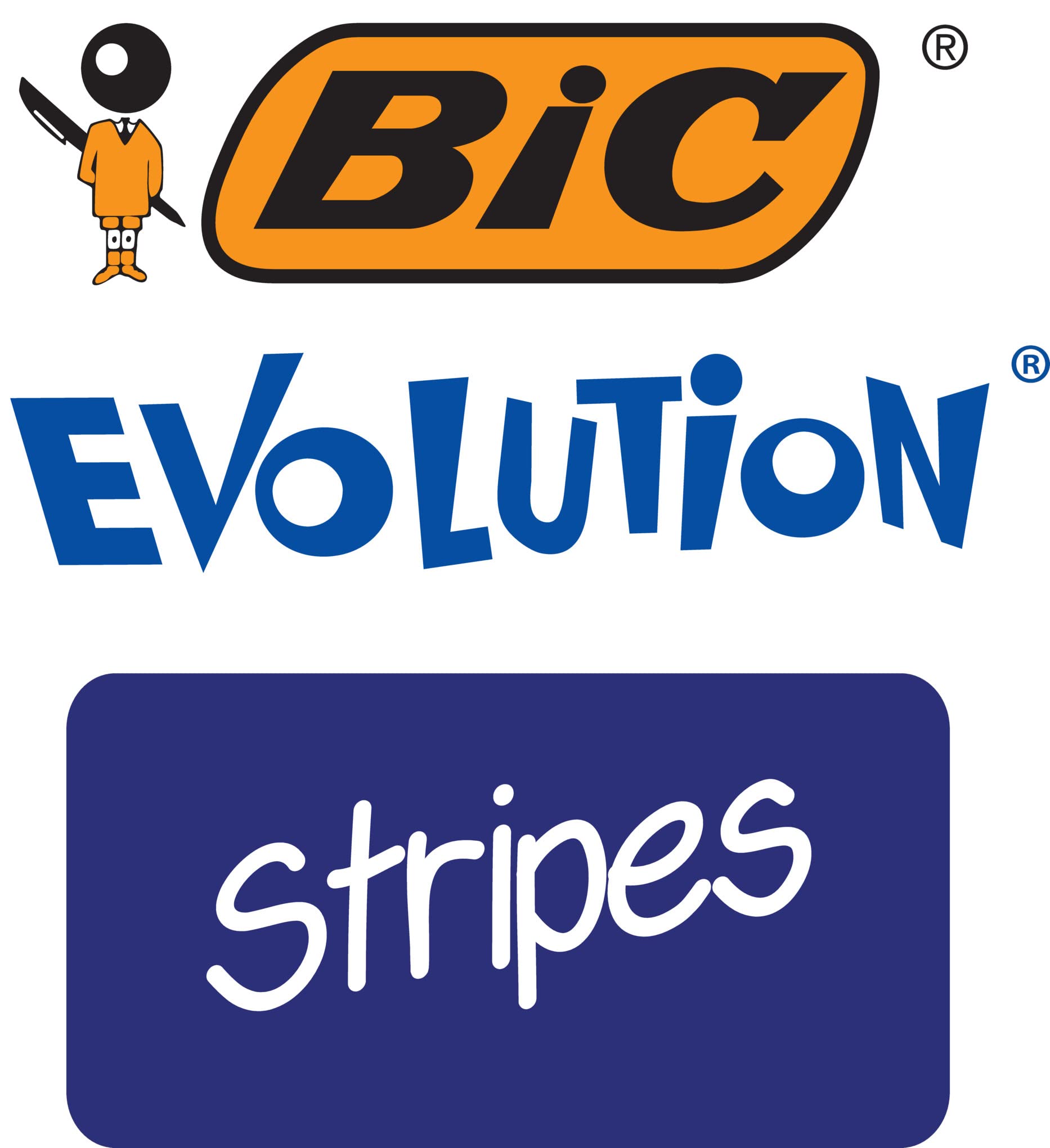 BIC Evolution Graphite Pencils - Box of 12 - HB Lead, Wood-Free, Splinter-Proof | Erasable 6