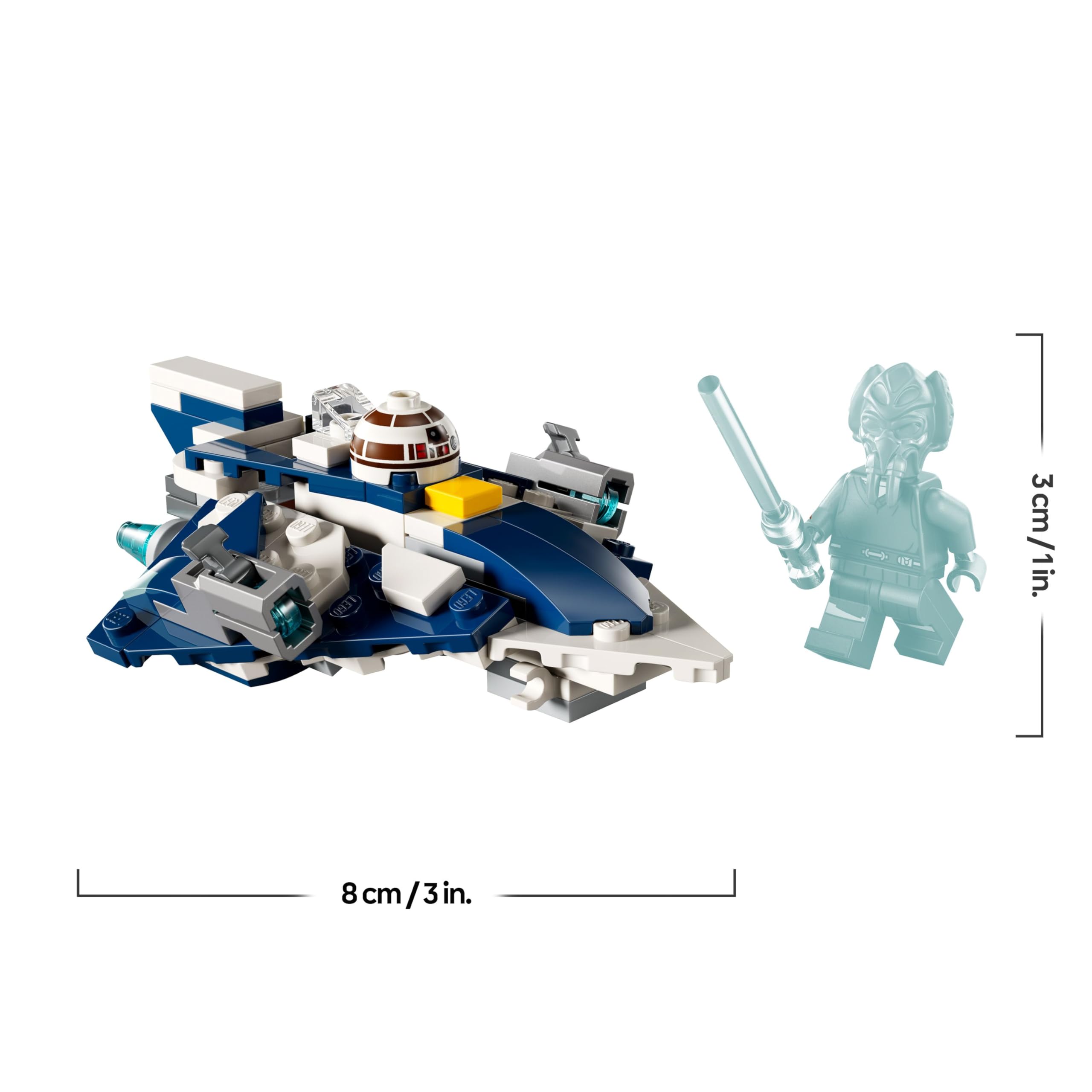 LEGO Star Wars 75400 Plo Koon’s Jedi Starfighter Microfighter Set | Ages 6+ 8