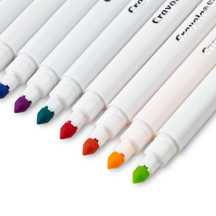 CRAYOLA Pastel SuperTips Washable Markers - 20 Count Conical Tip for Fine & Thick Strokes