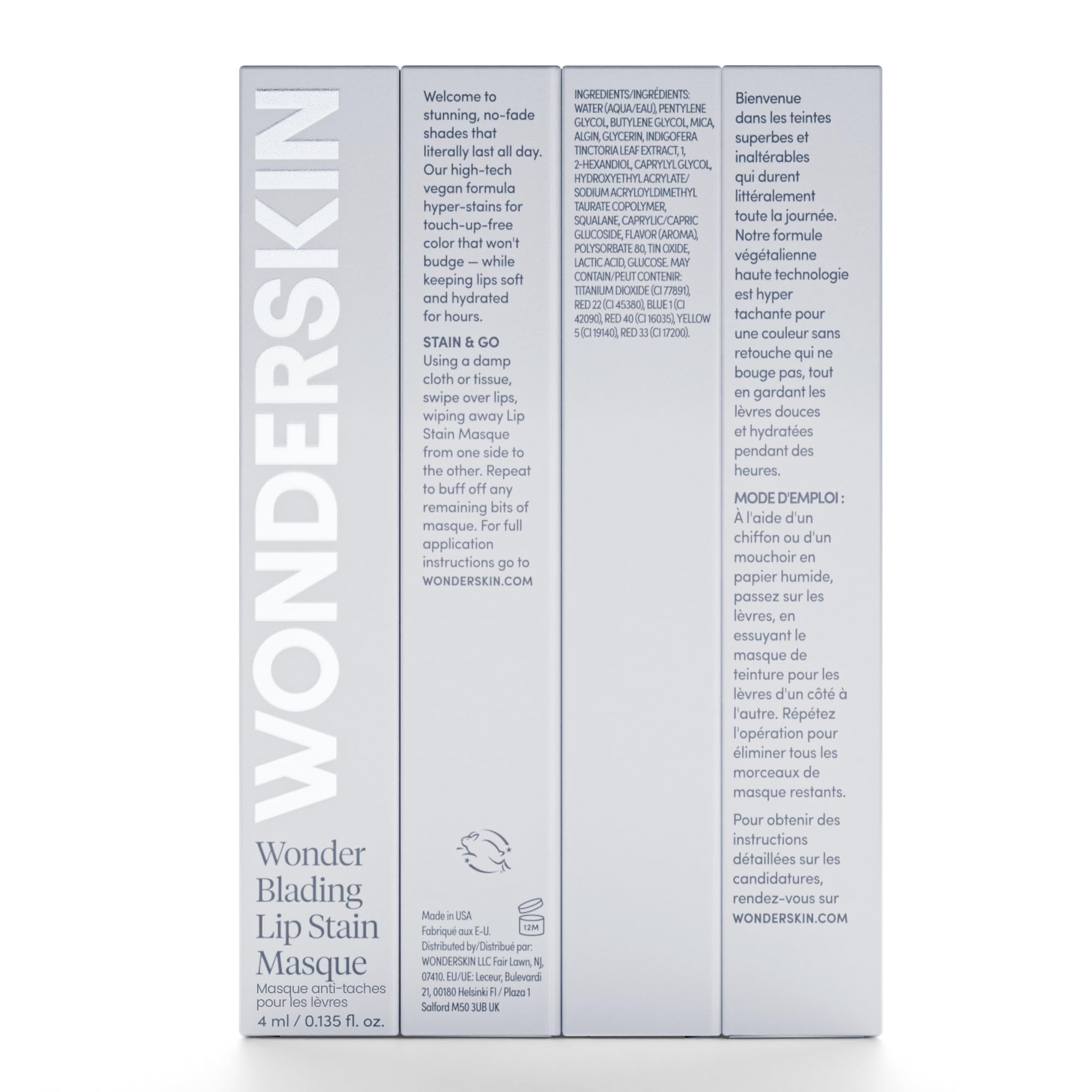 Wonderskin Wonder Blading Lip Stain Peel Off Masque (Neon Rose Stain & Go) - 30g 3